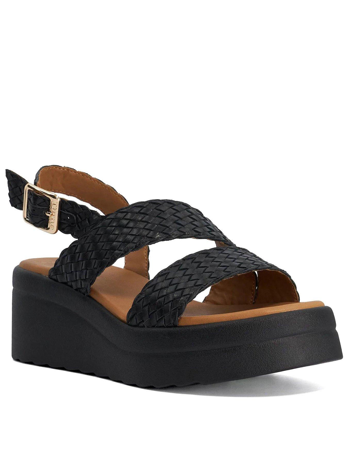 Dune London Wf Kerbie Dune Ladies Wide Fit - Black