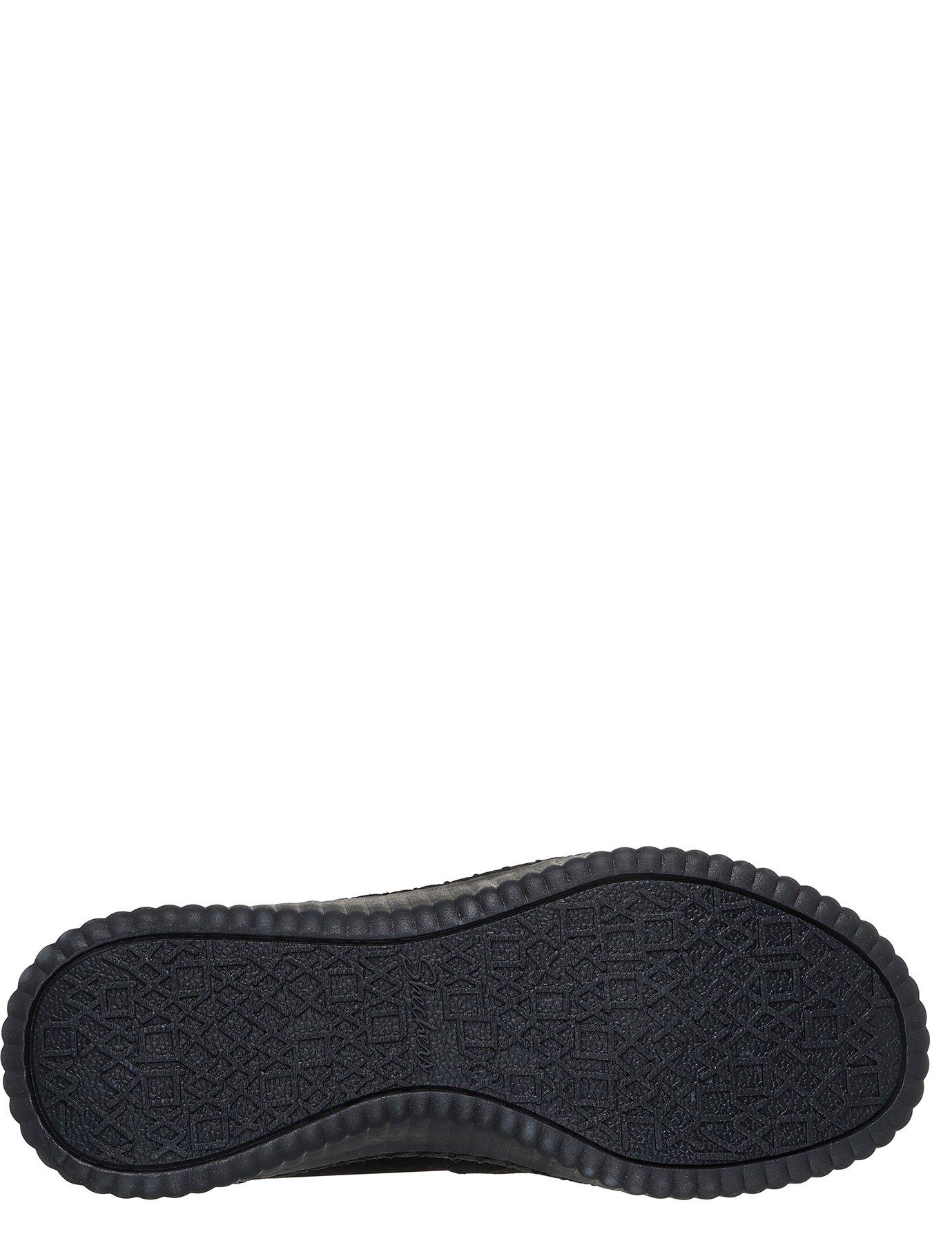 Image 4 of 6 of Skechers Wilshire Blvd Fresh Zip Size Zip Mid Bootie W/air-cooled Mf - Black Suede/faux Fur