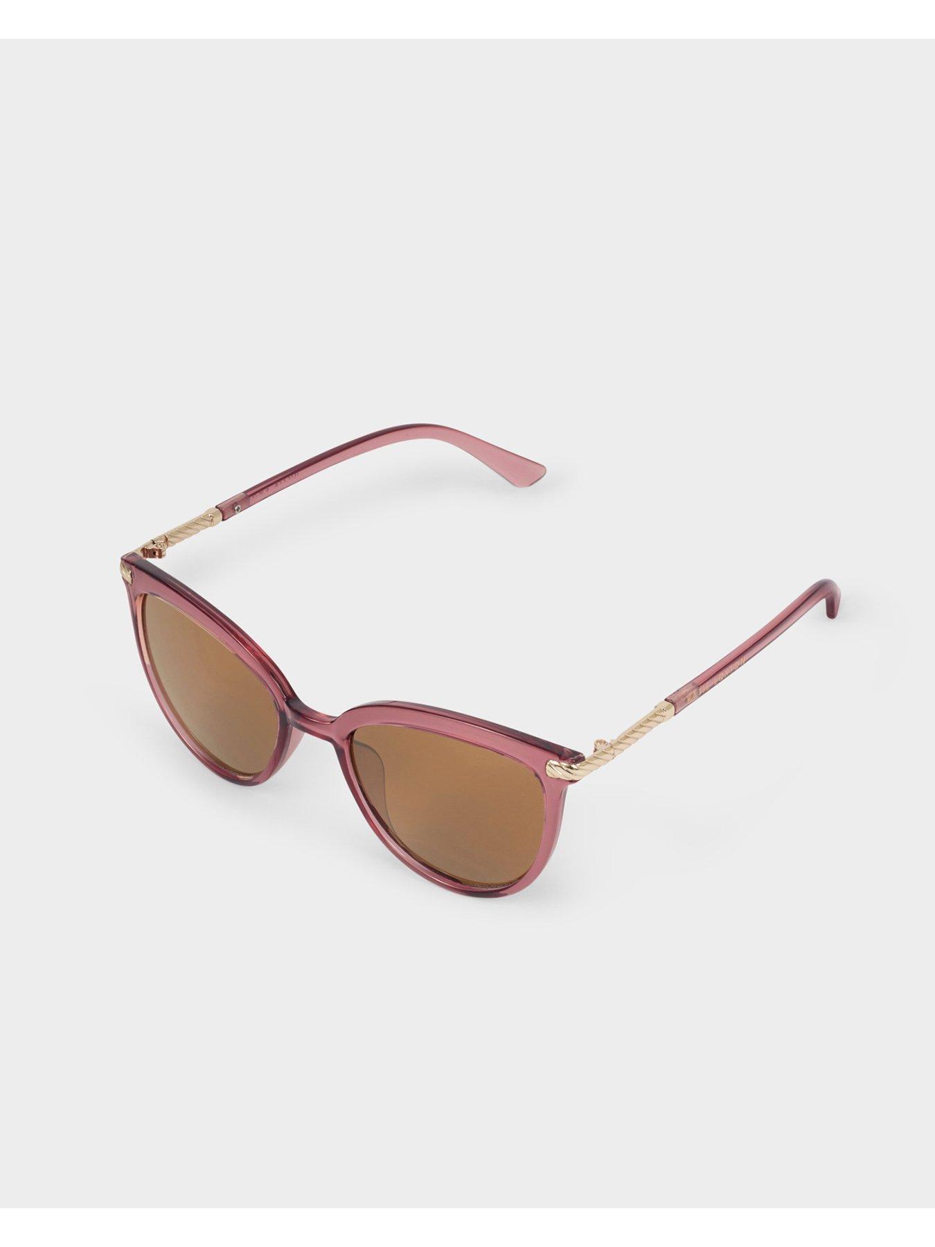  image of katie-loxton-ravello-sunglasses--cherry-transparent