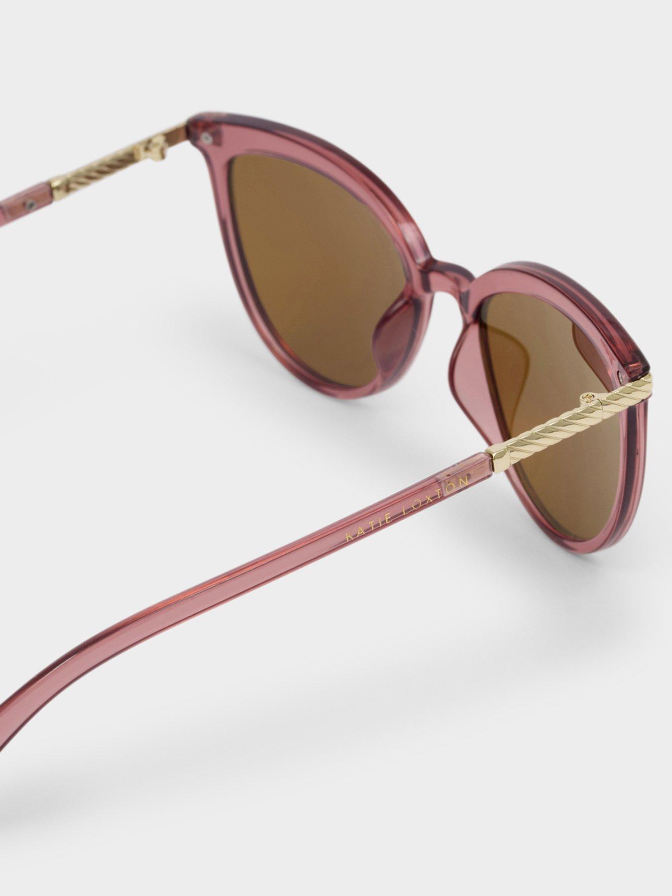 Image 4 of 6 of Katie Loxton Ravello Sunglasses- Cherry Transparent