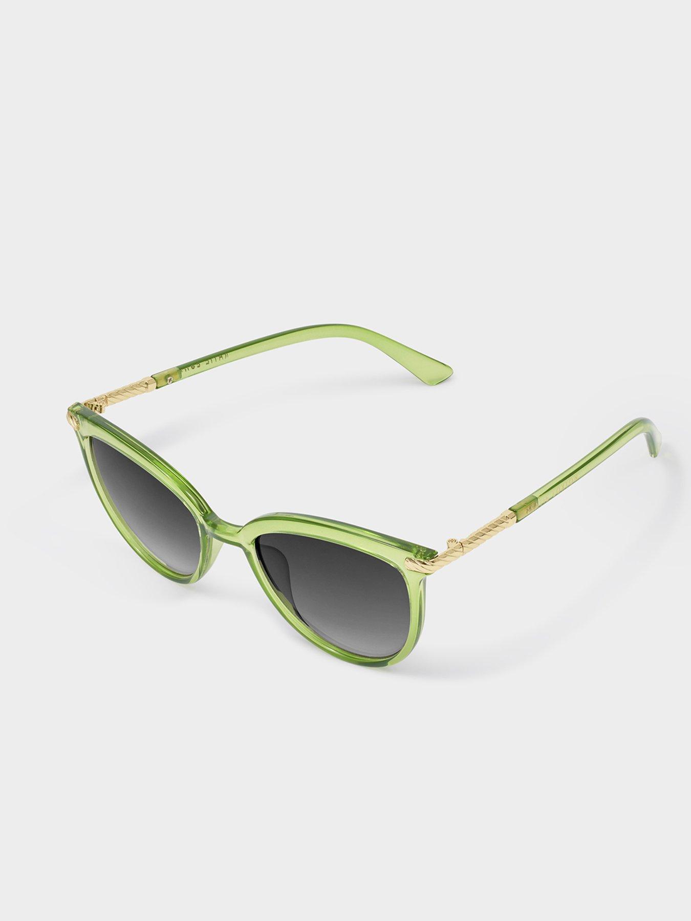 Katie Loxton Ravello Sunglasses- Green Transparent | Littlewoods