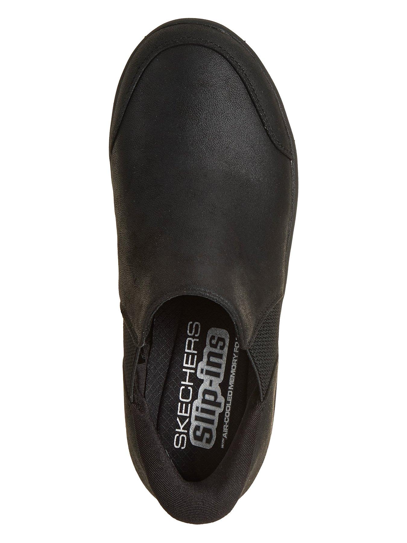 Image 3 of 6 of Skechers Women's Slip-In Relaxed Fit Booties - Black