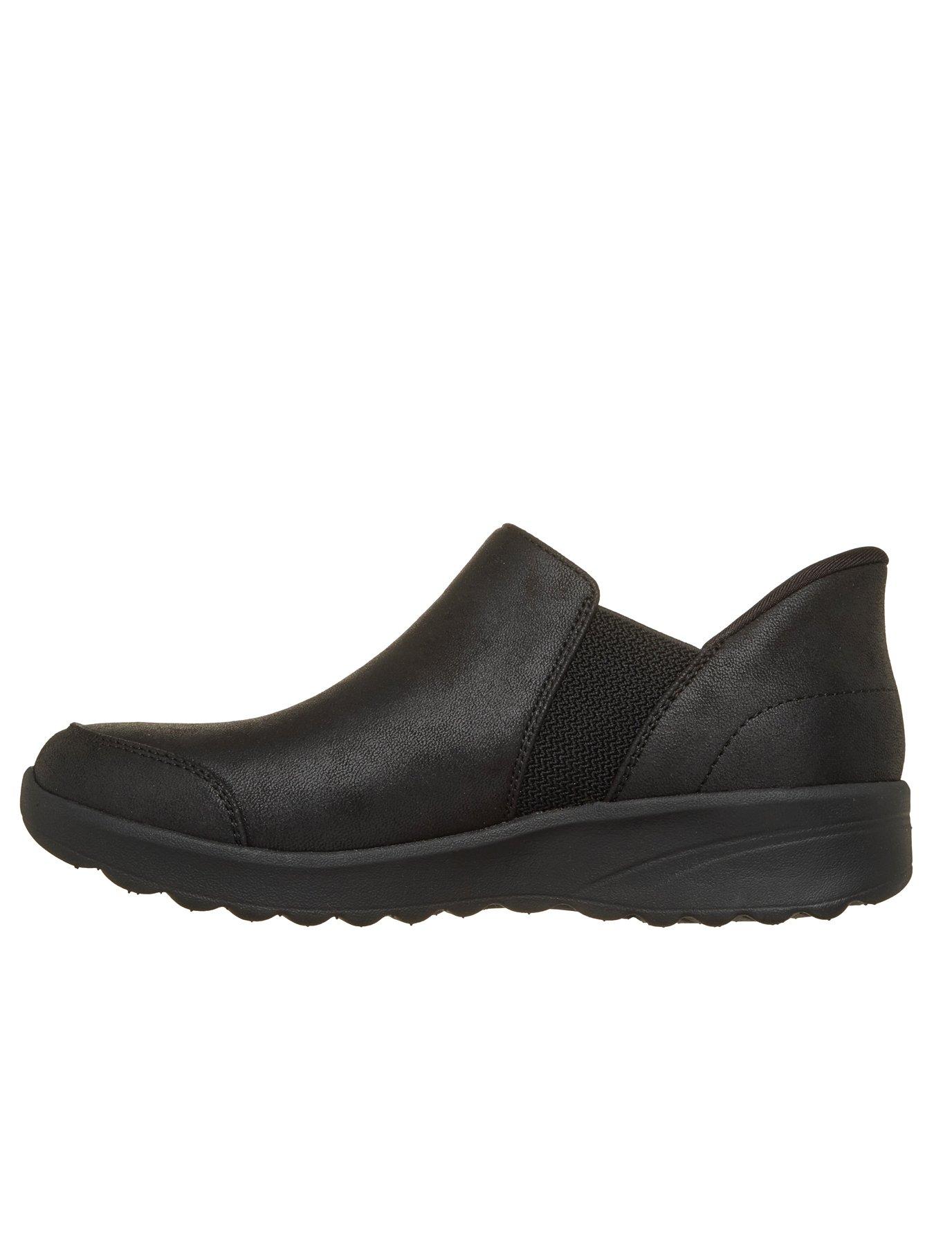 Image 6 of 6 of Skechers Women's Slip-In Relaxed Fit Booties - Black