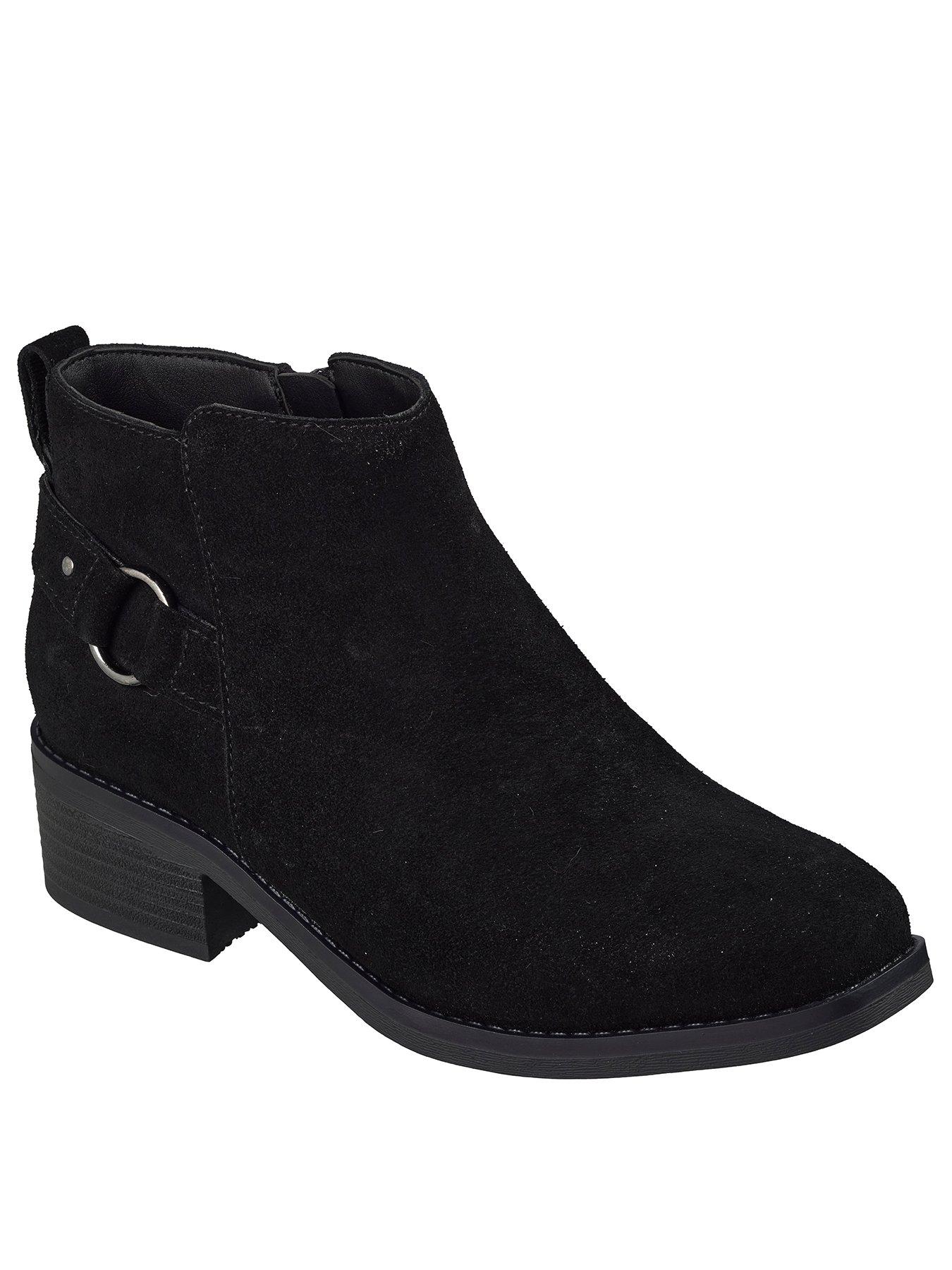 Image 2 of 6 of Skechers Women's Memory Foam Ankle Booties - Black