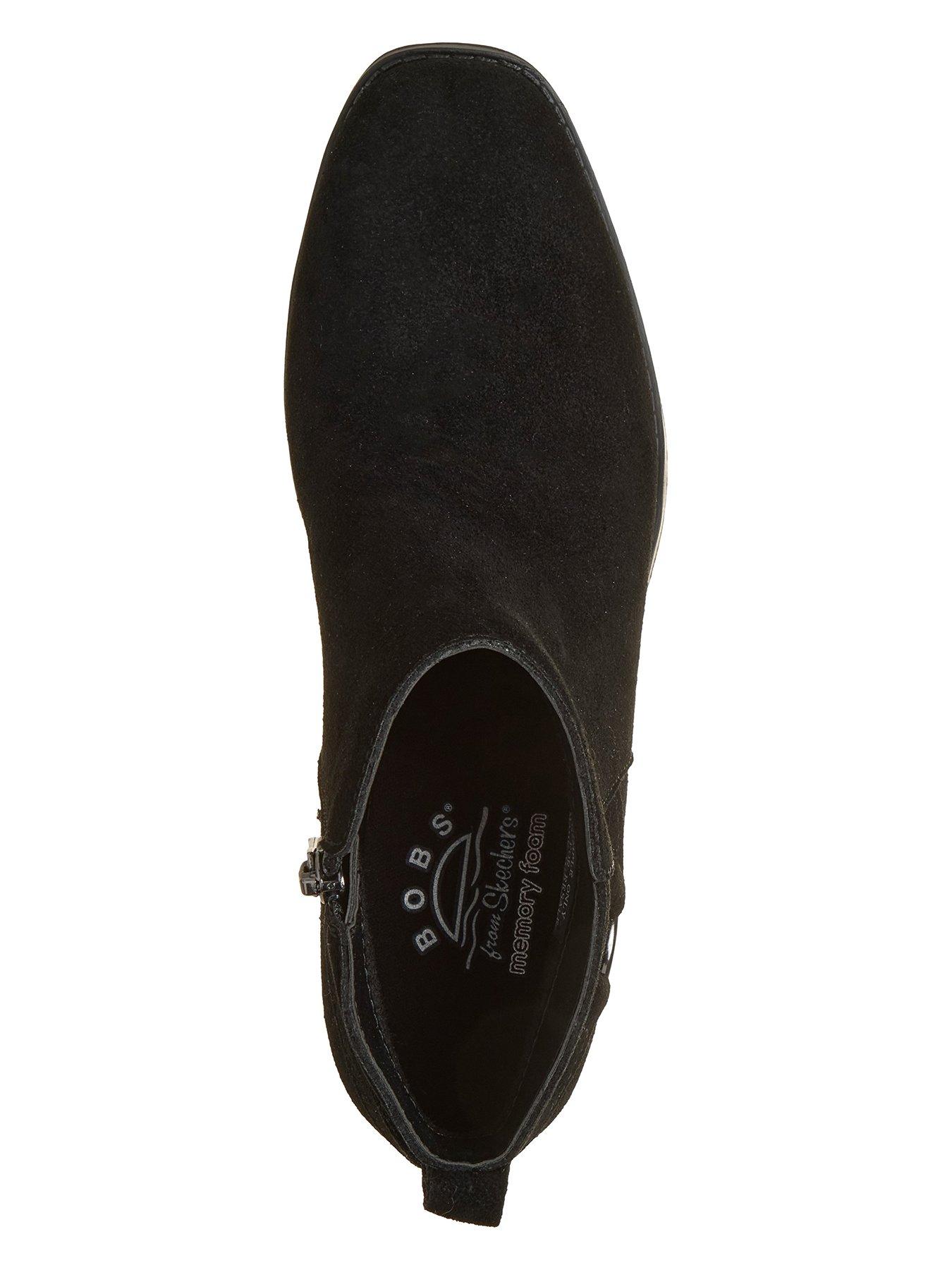 Image 3 of 6 of Skechers Women's Memory Foam Ankle Booties - Black