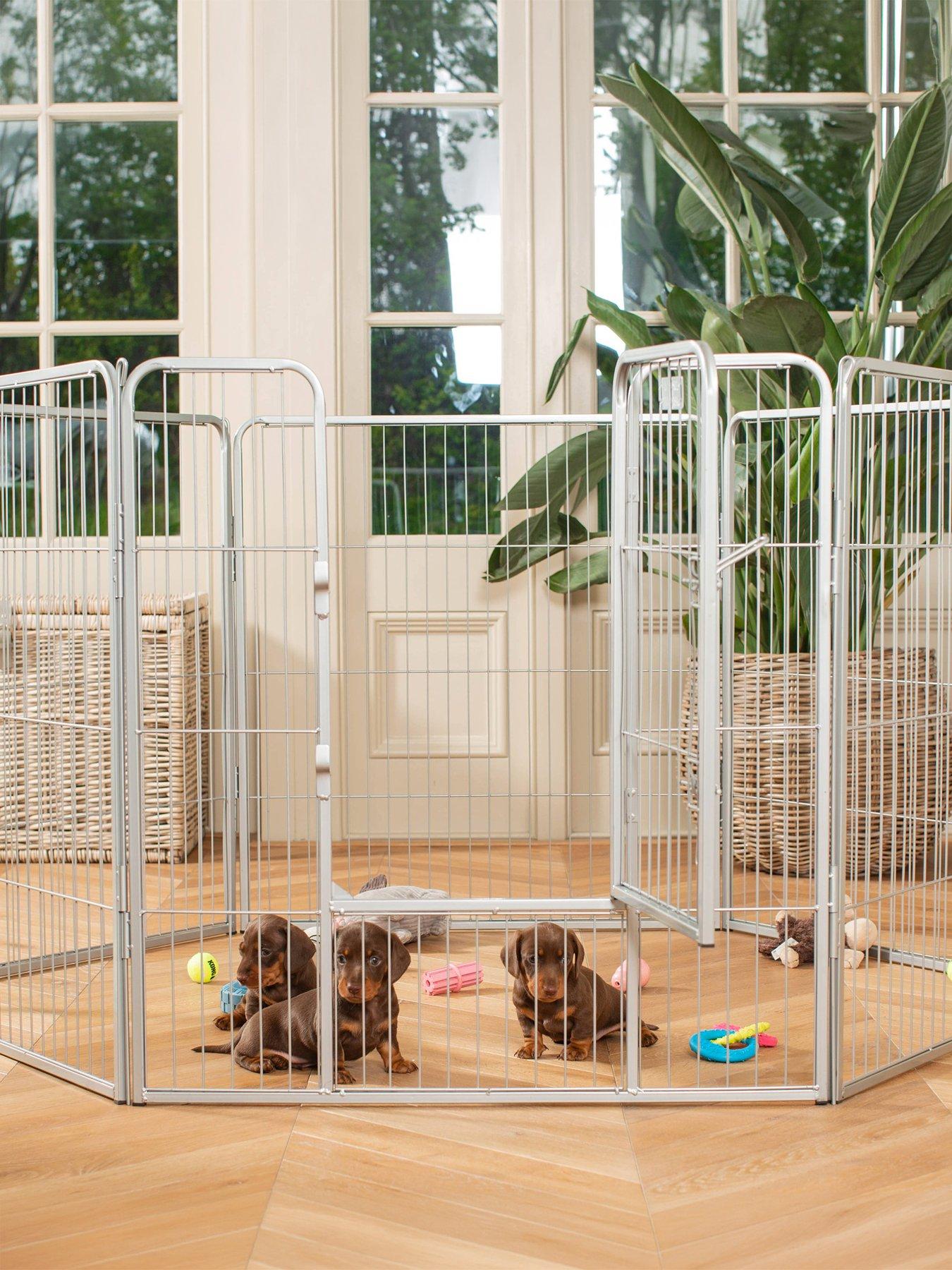 Lords and Labradors 80cm High Metal Puppy Play Pen