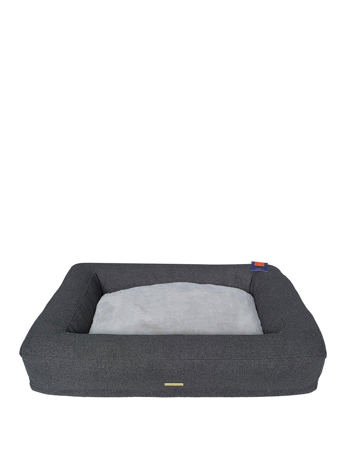 Image 2 of 6 of Lords and Labradors Comfort Cube Dog Bed in Anthracite by Lords &amp; Labradors