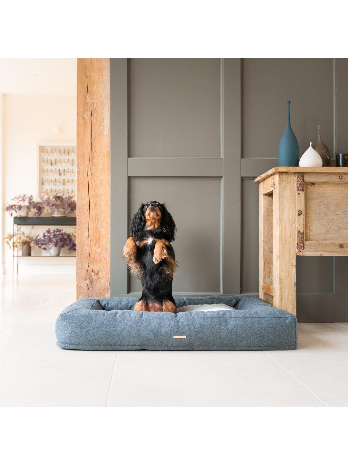 Image 5 of 6 of Lords and Labradors Comfort Cube Dog Bed in Anthracite by Lords &amp; Labradors