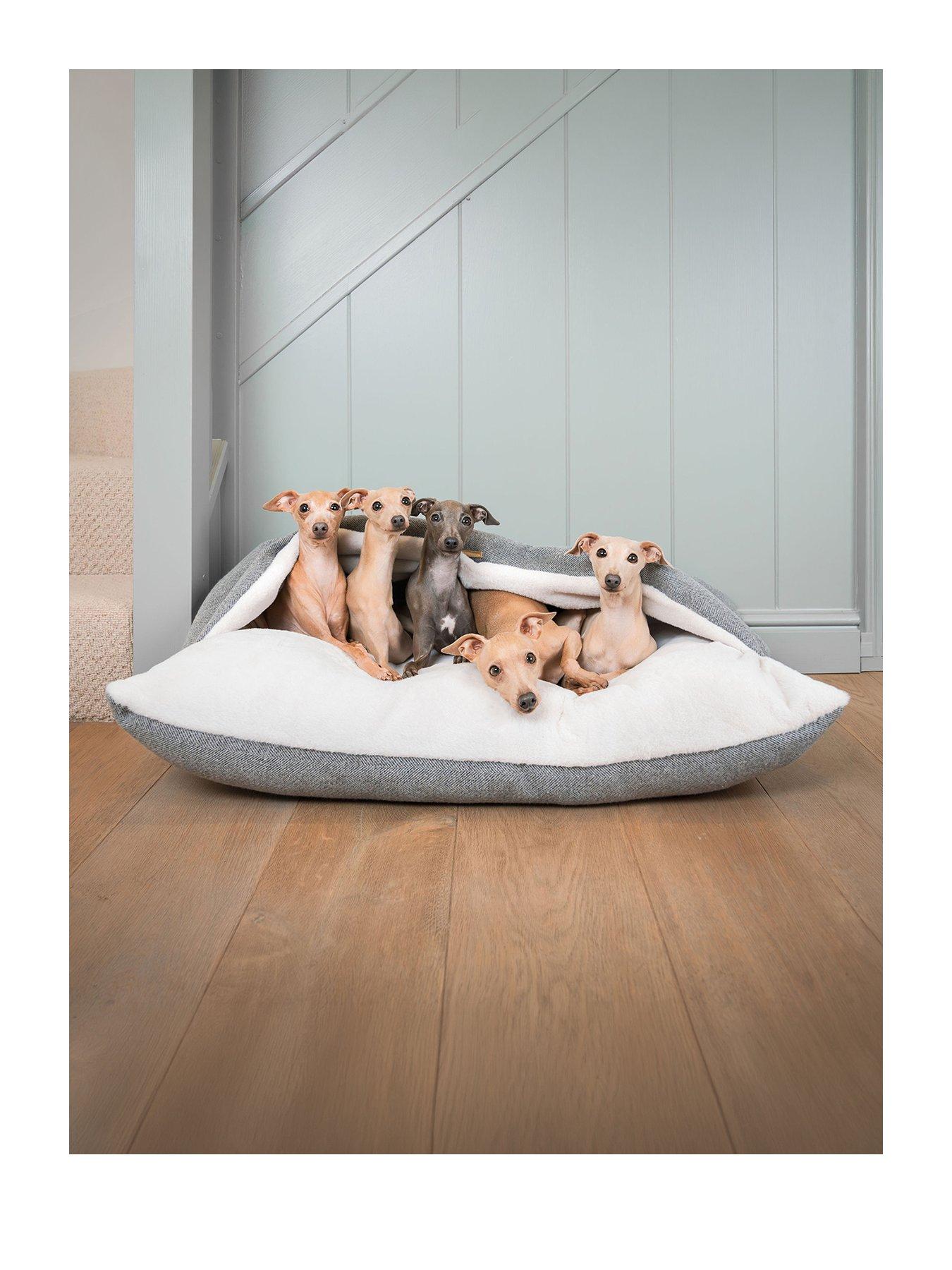 Lords and Labradors L & L Herringbone Sleepy Burrows Tweed Pewter M