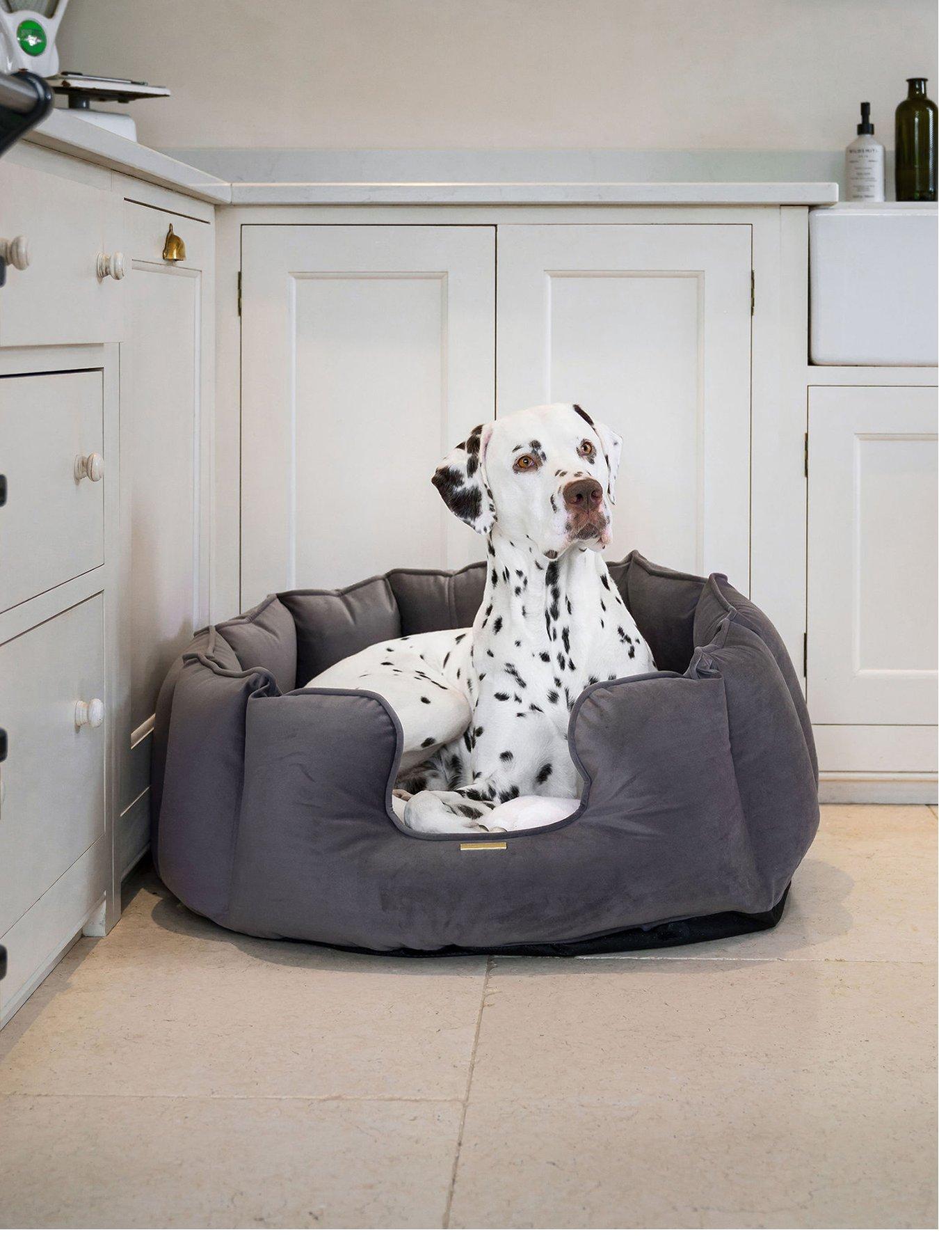 Lords and Labradors L & L High Sided Bed Velvet Silt M
