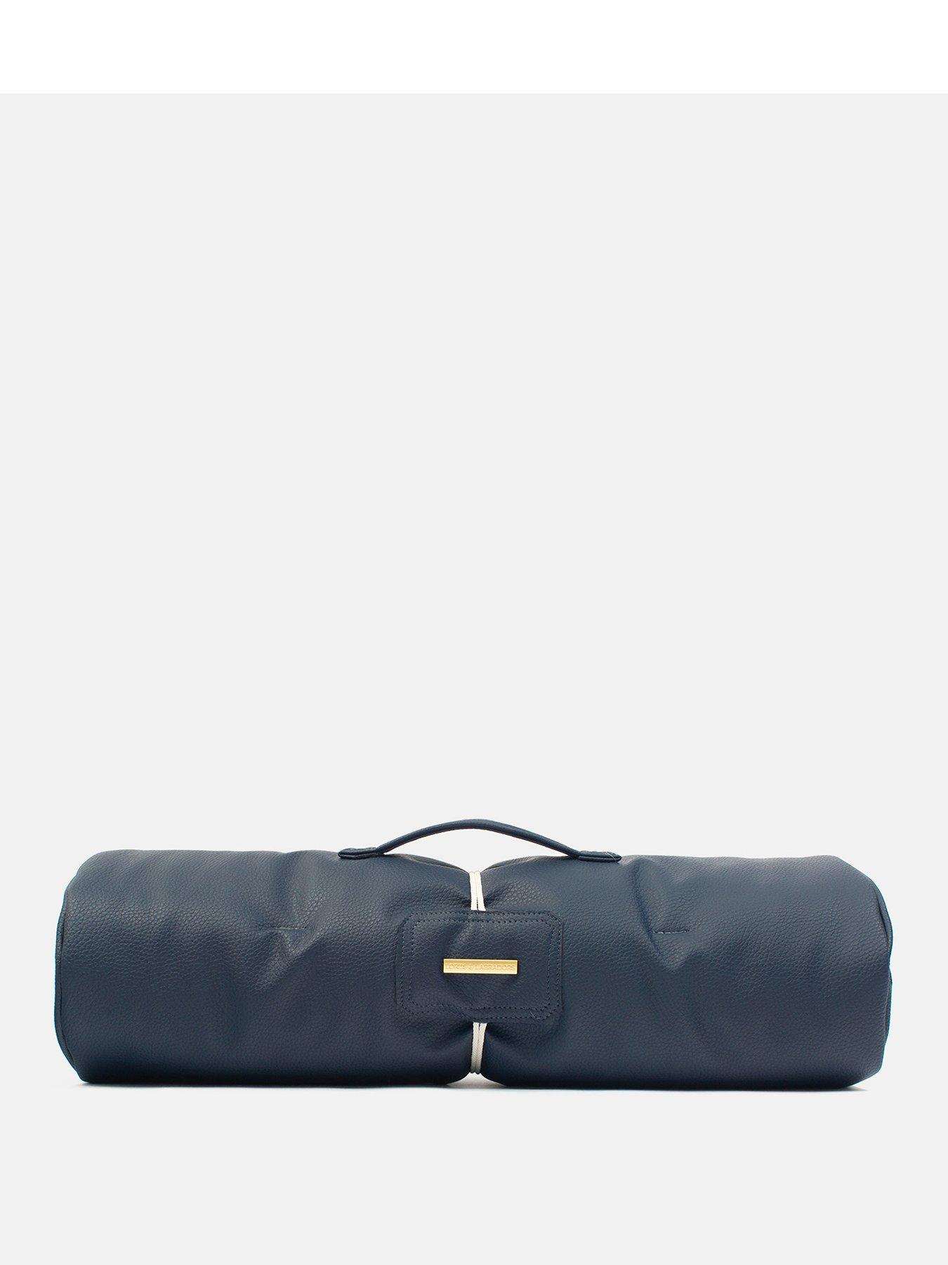 Image 2 of 6 of Lords and Labradors L&amp;L Travel Mat Rhino Leather Pacific Navy XXL