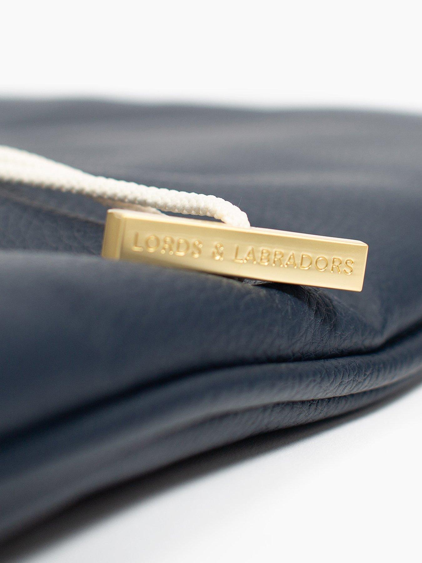 Image 3 of 6 of Lords and Labradors L&amp;L Travel Mat Rhino Leather Pacific Navy XXL