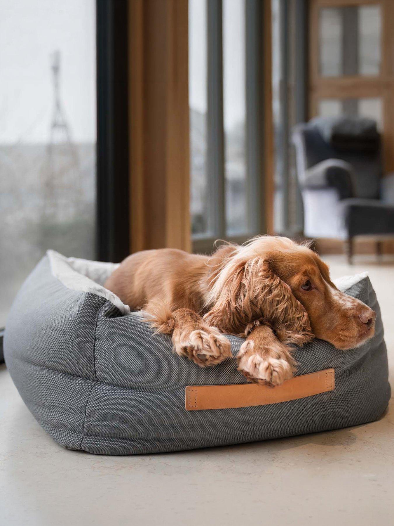 Image 5 of 5 of Lords and Labradors L&amp;L Twill Box Bed including inner Slate M
