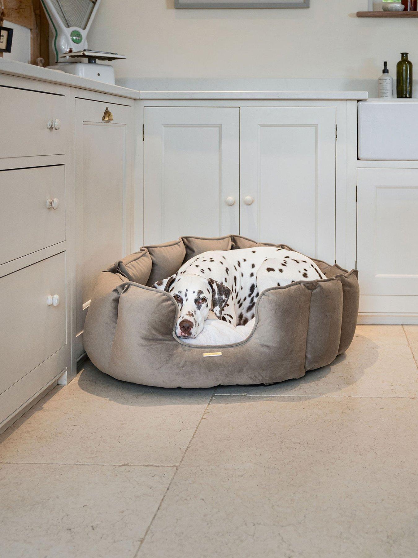 Lords and Labradors L & L High Sided Bed Velvet Clay M