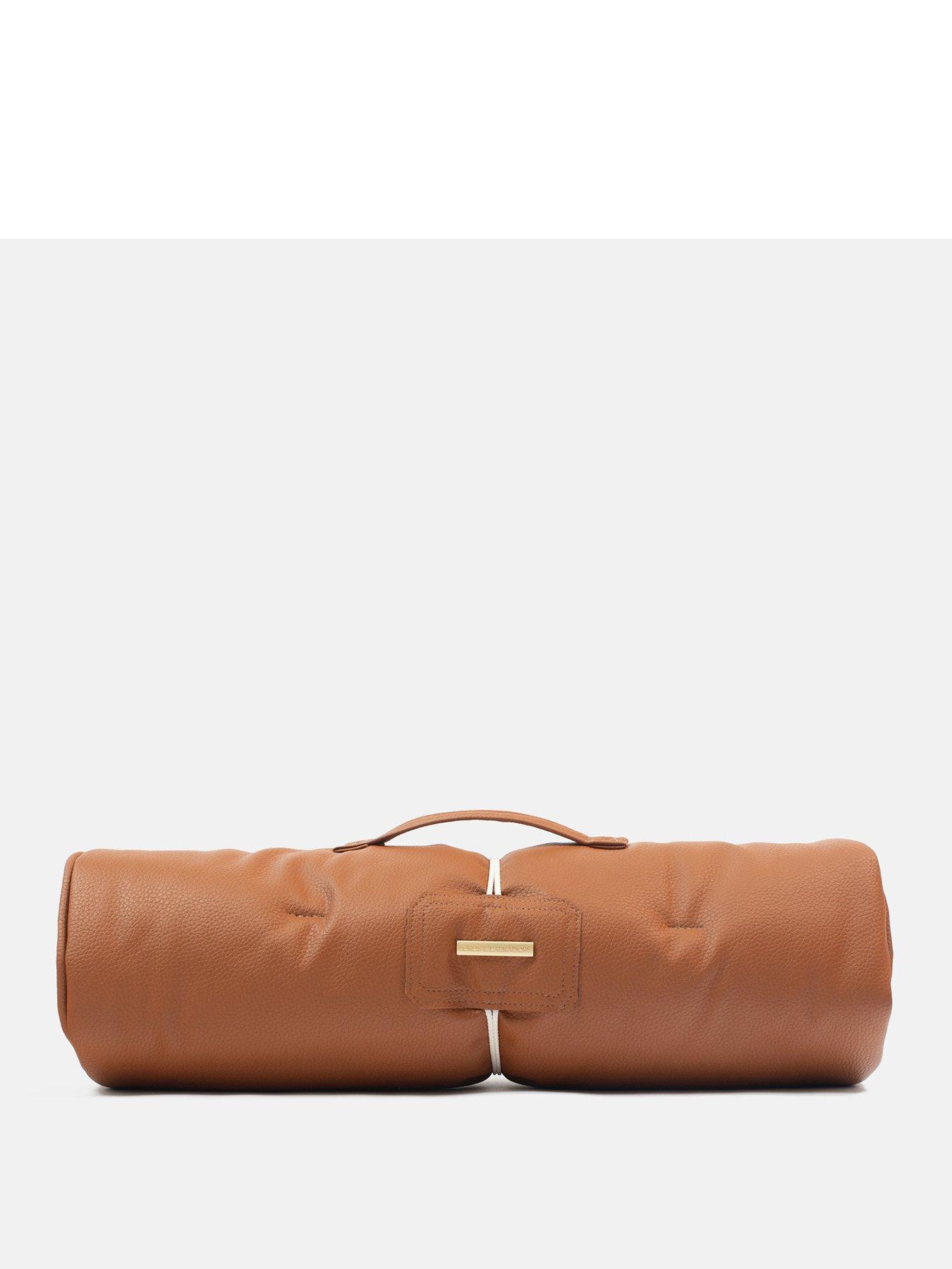 Image 2 of 6 of Lords and Labradors L&amp;L Travel Mat Rhino Leather Ember XXL