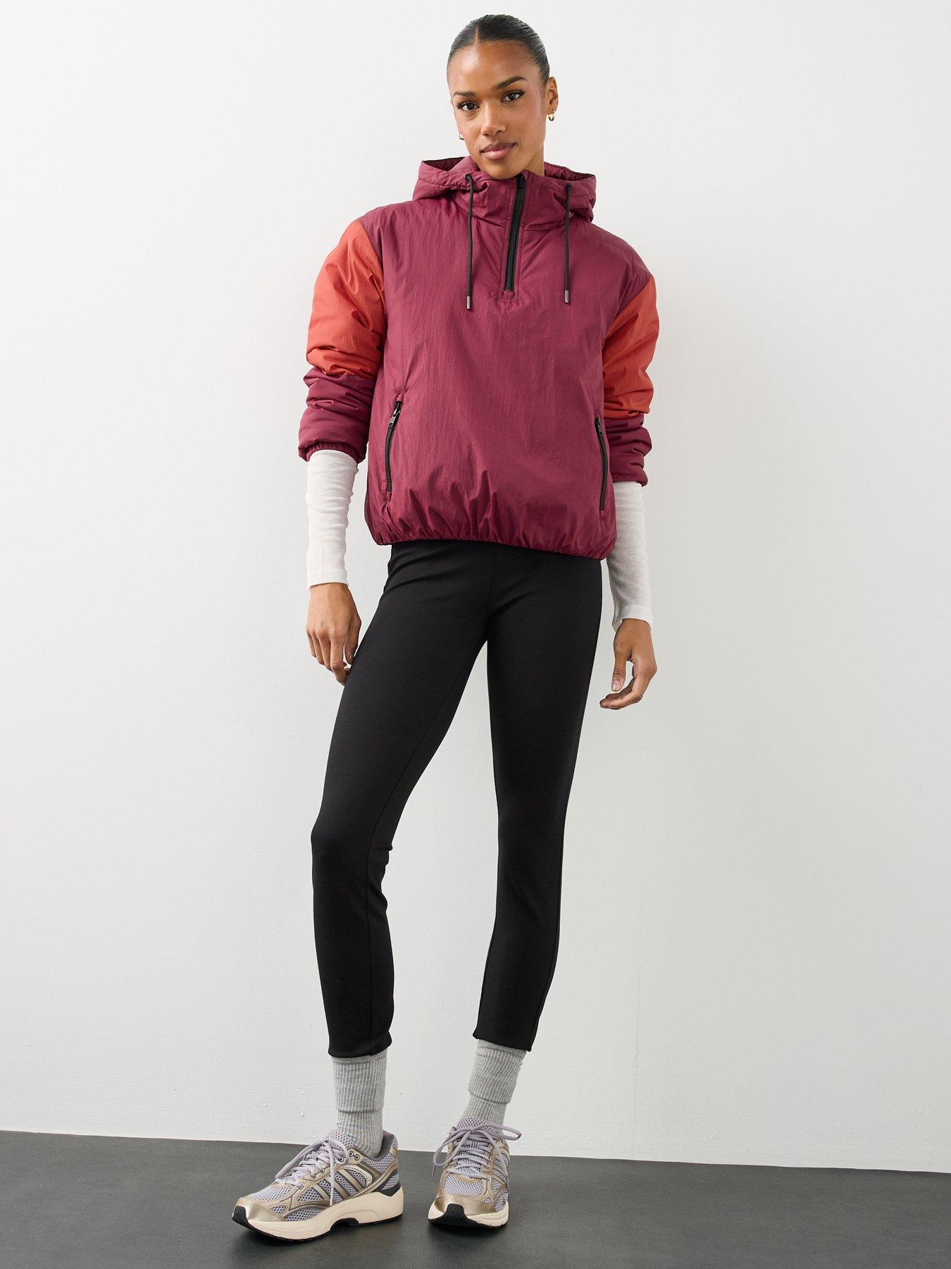 Image 3 of 7 of The Very Collection Padded Colour Block Jacket - Red