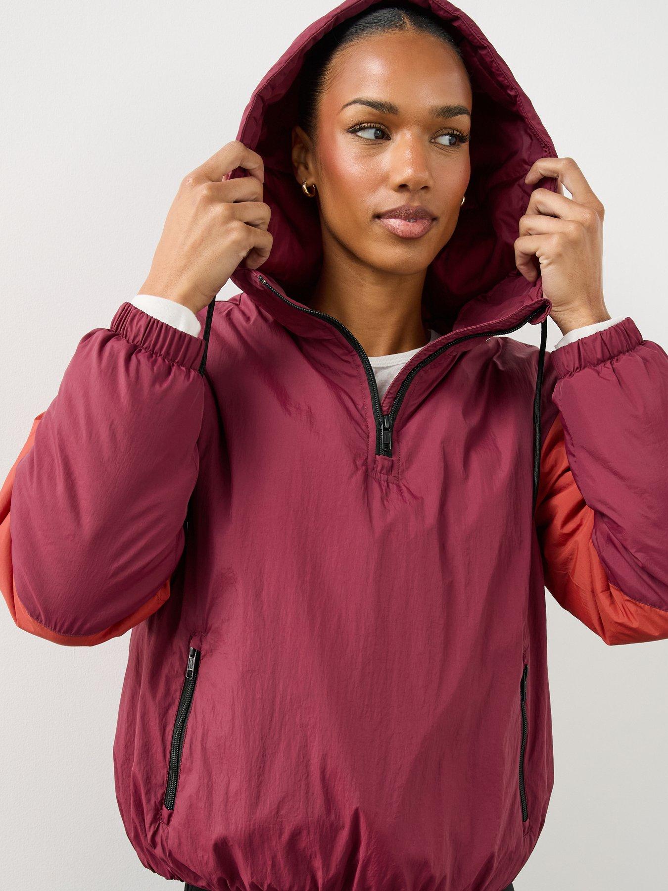 Image 5 of 7 of The Very Collection Padded Colour Block Jacket - Red