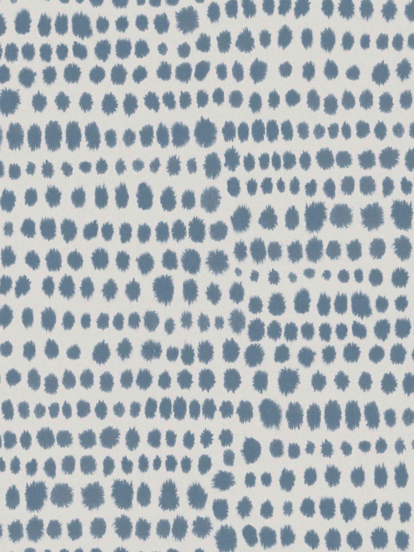  image of the-very-collection-tribal-dot-blue-wallpaper