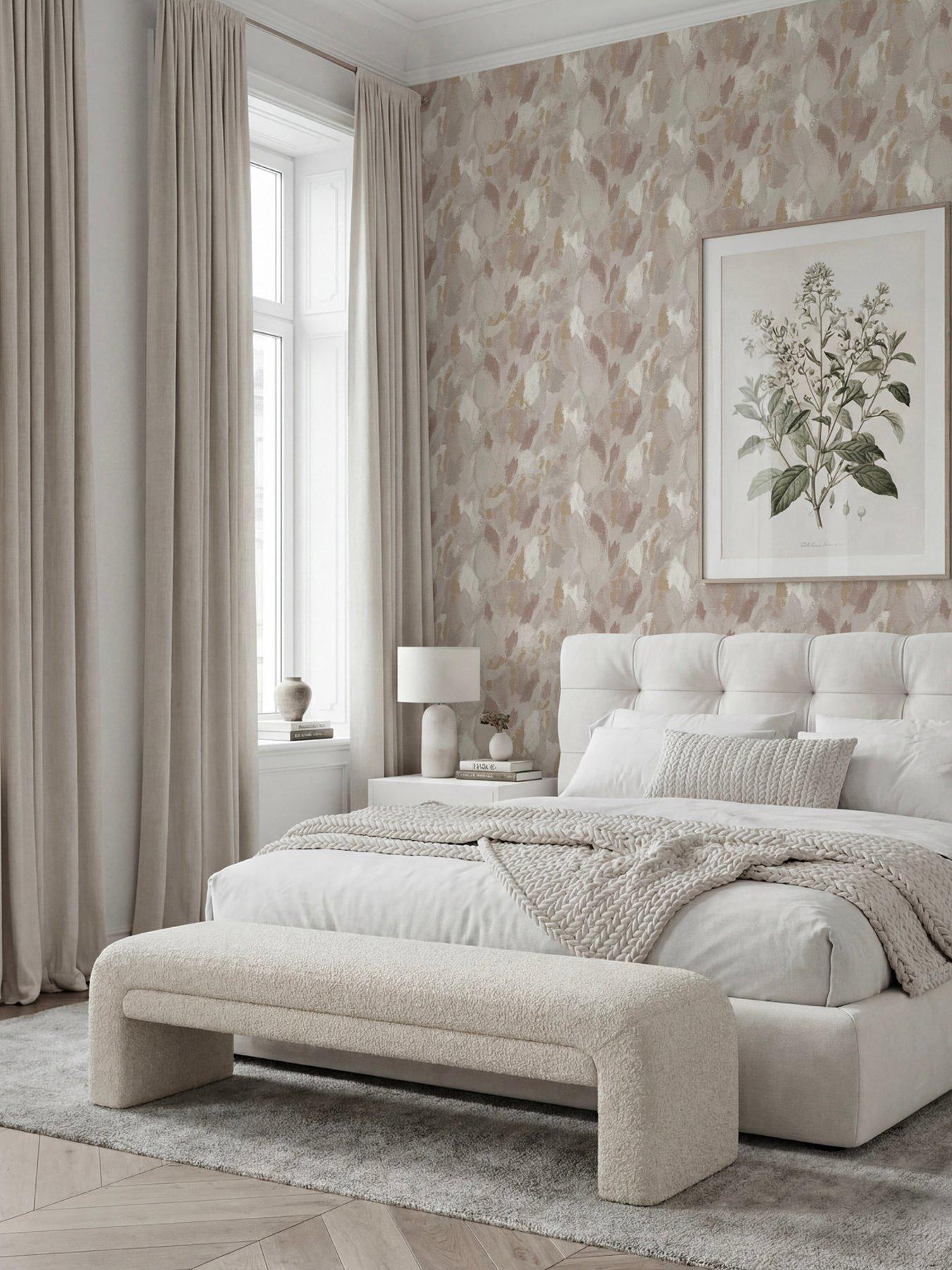 The Very Collection Painted Abstract Neutral Wallpaper