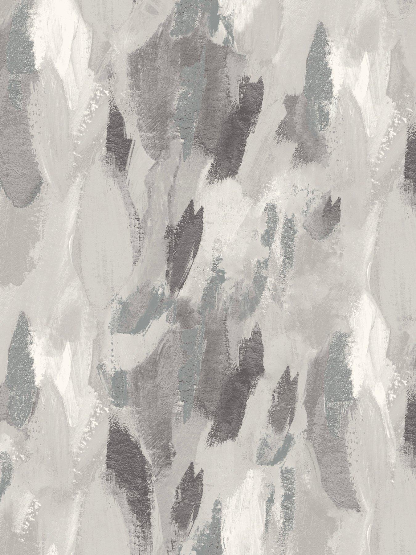  image of the-very-collection-painted-abstract-grey-wallpaper