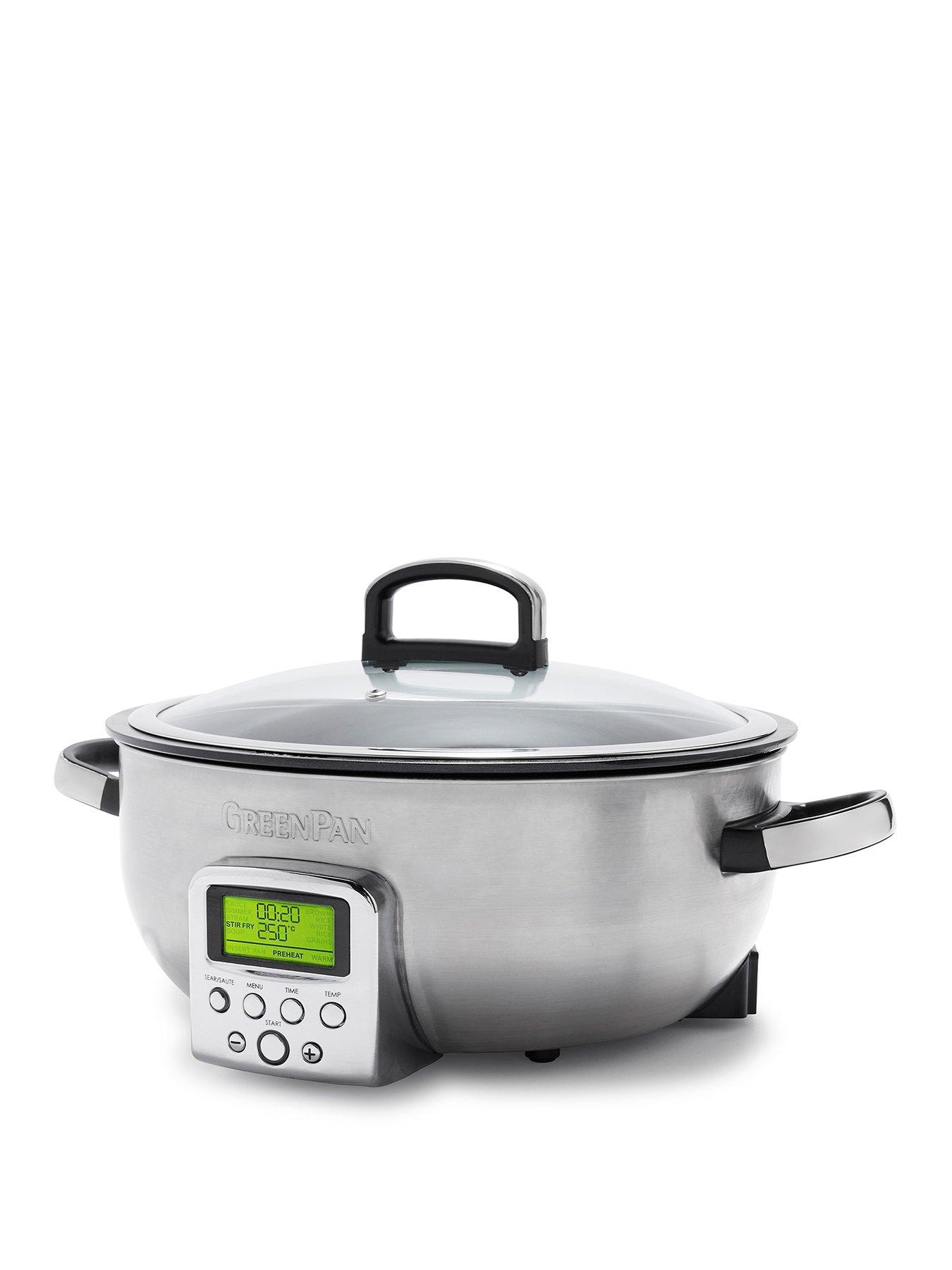 GreenPan Elite Omnicooker 5.6L Stainless steel