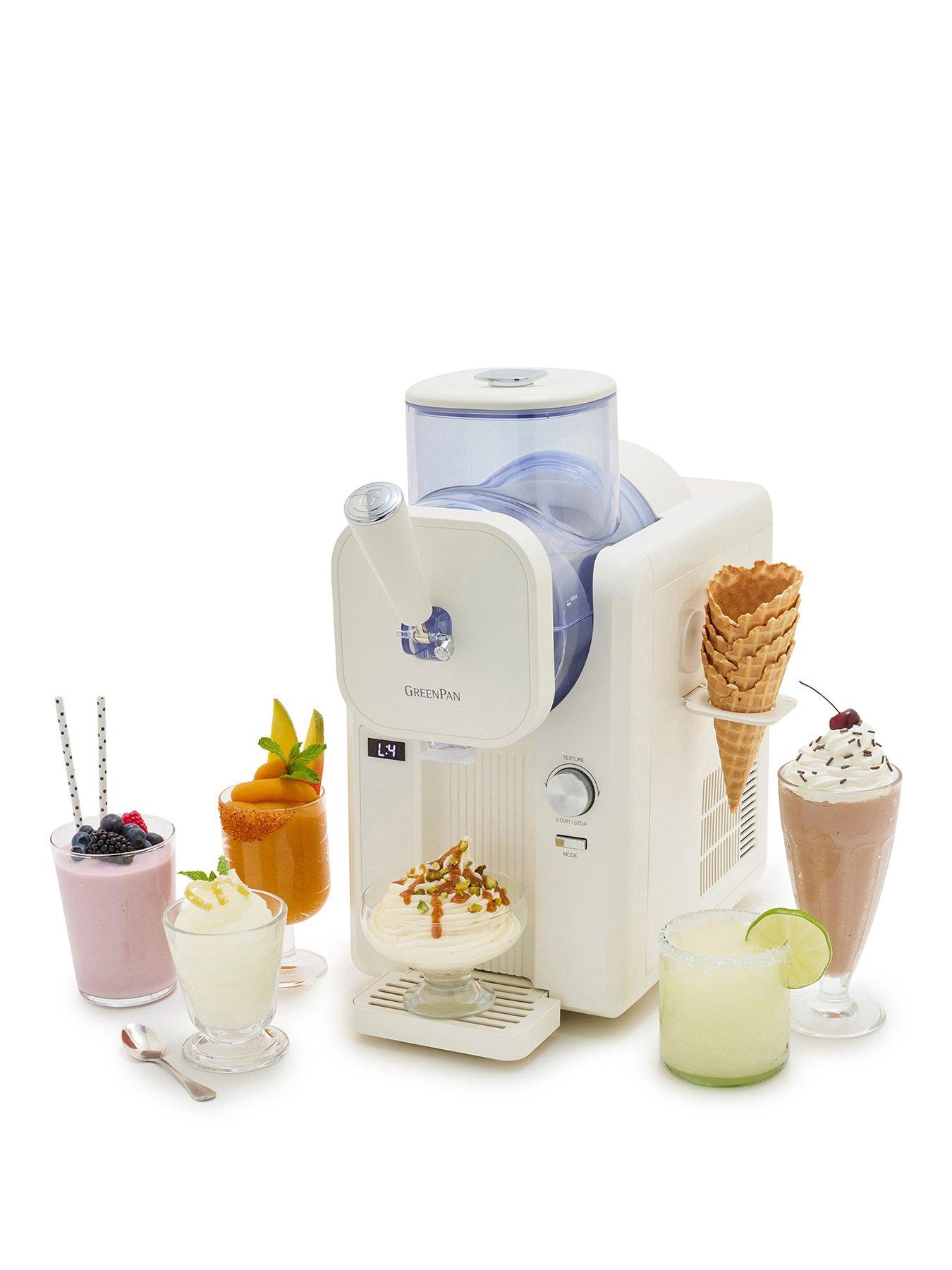 GreenPan Frost Ice Cream Maker Cream White