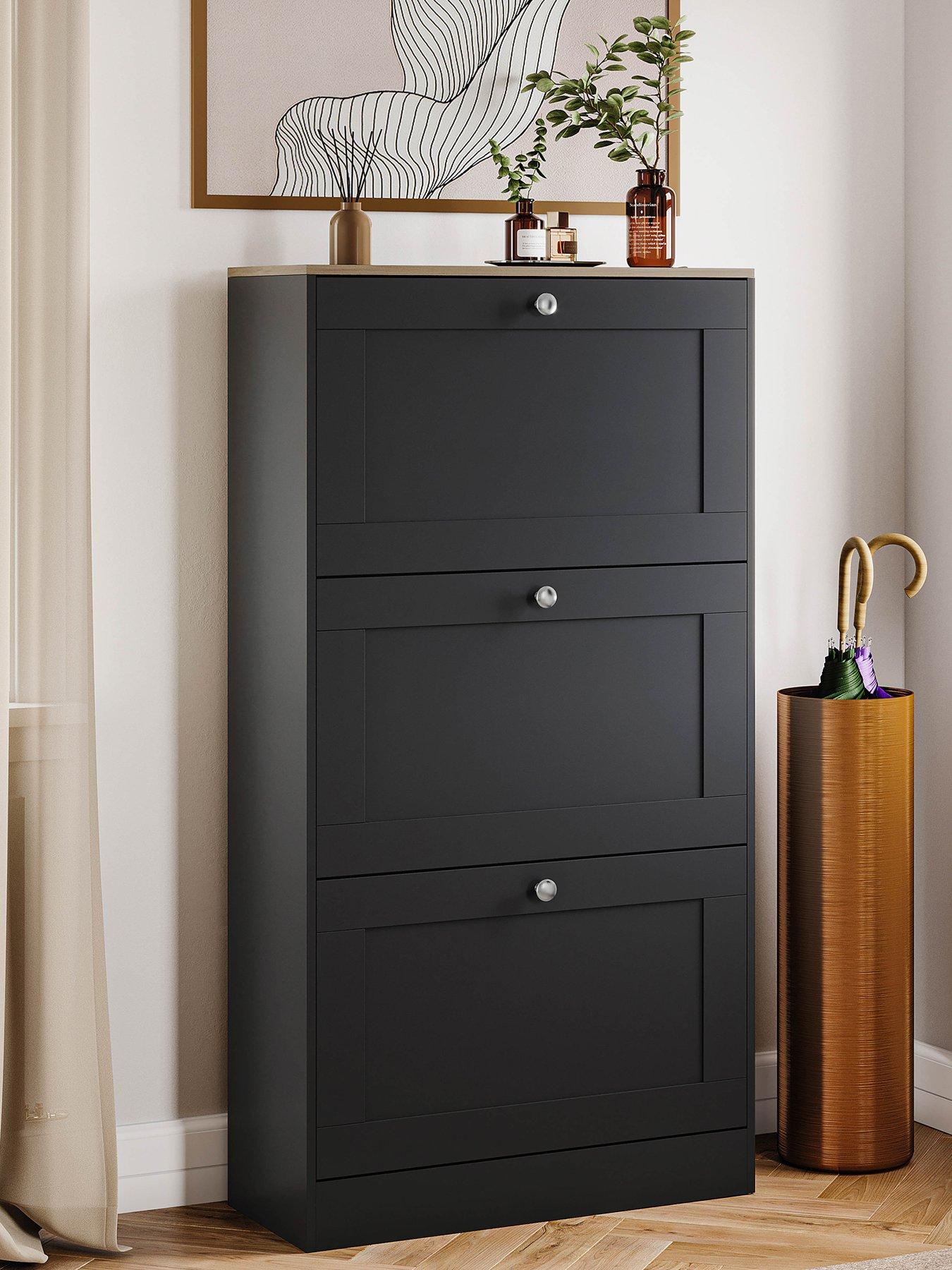 Vida Designs Altino 3 Drawer Shoe Cabinet