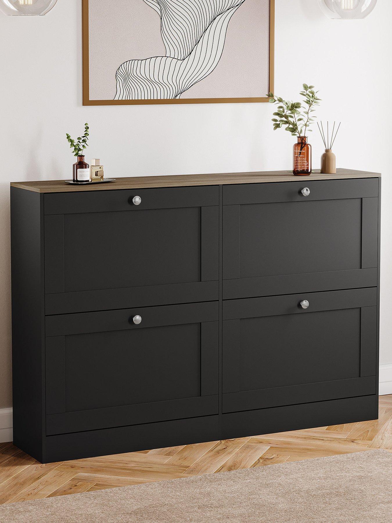 Vida Designs Altino 4 Drawer Shoe Cabinet