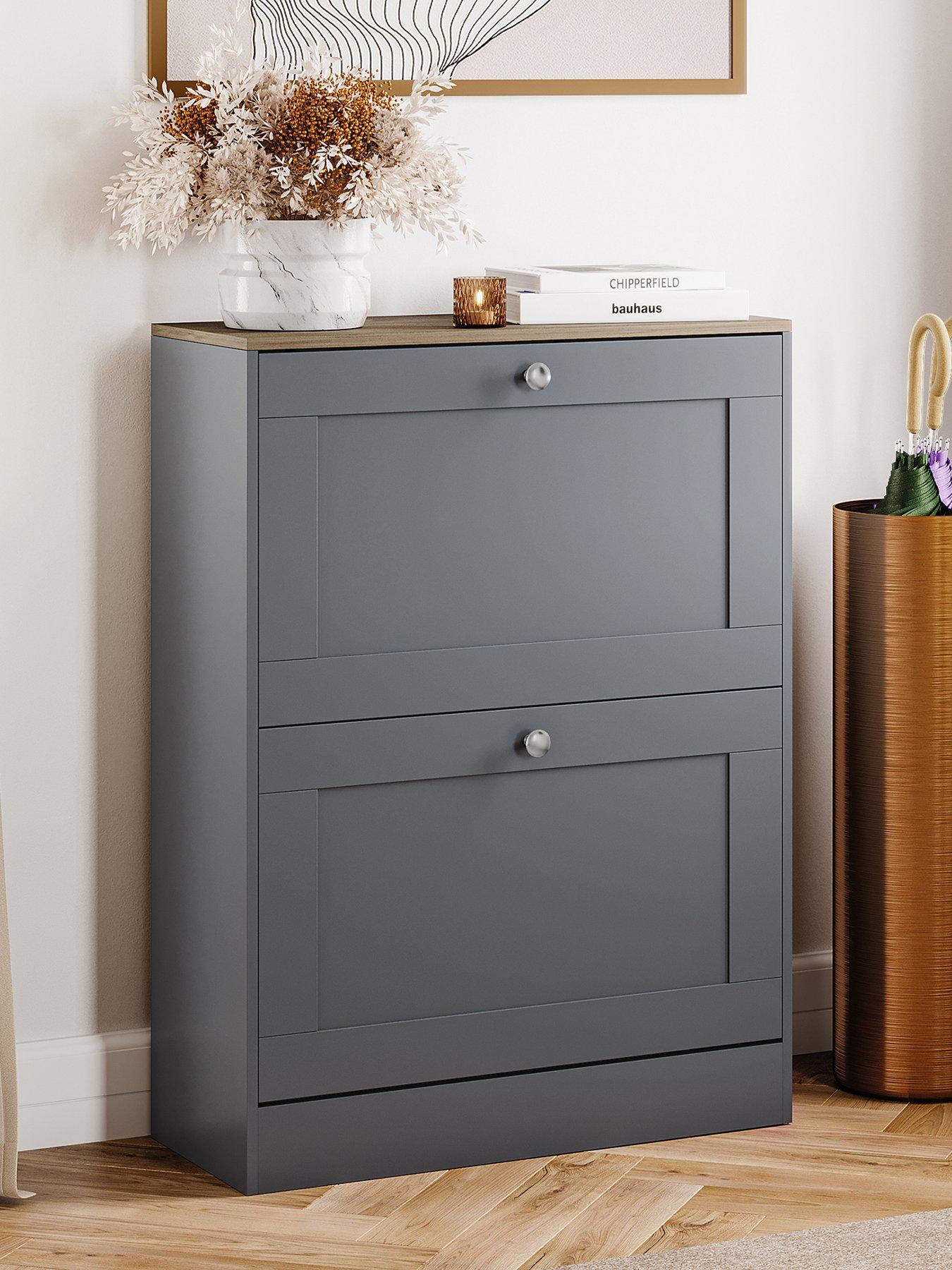 Vida Designs Altino 2 Drawer Shoe Cabinet