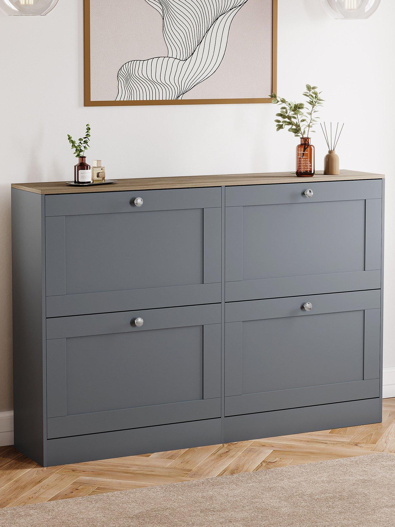 Vida Designs Altino 4 Drawer Shoe Cabinet