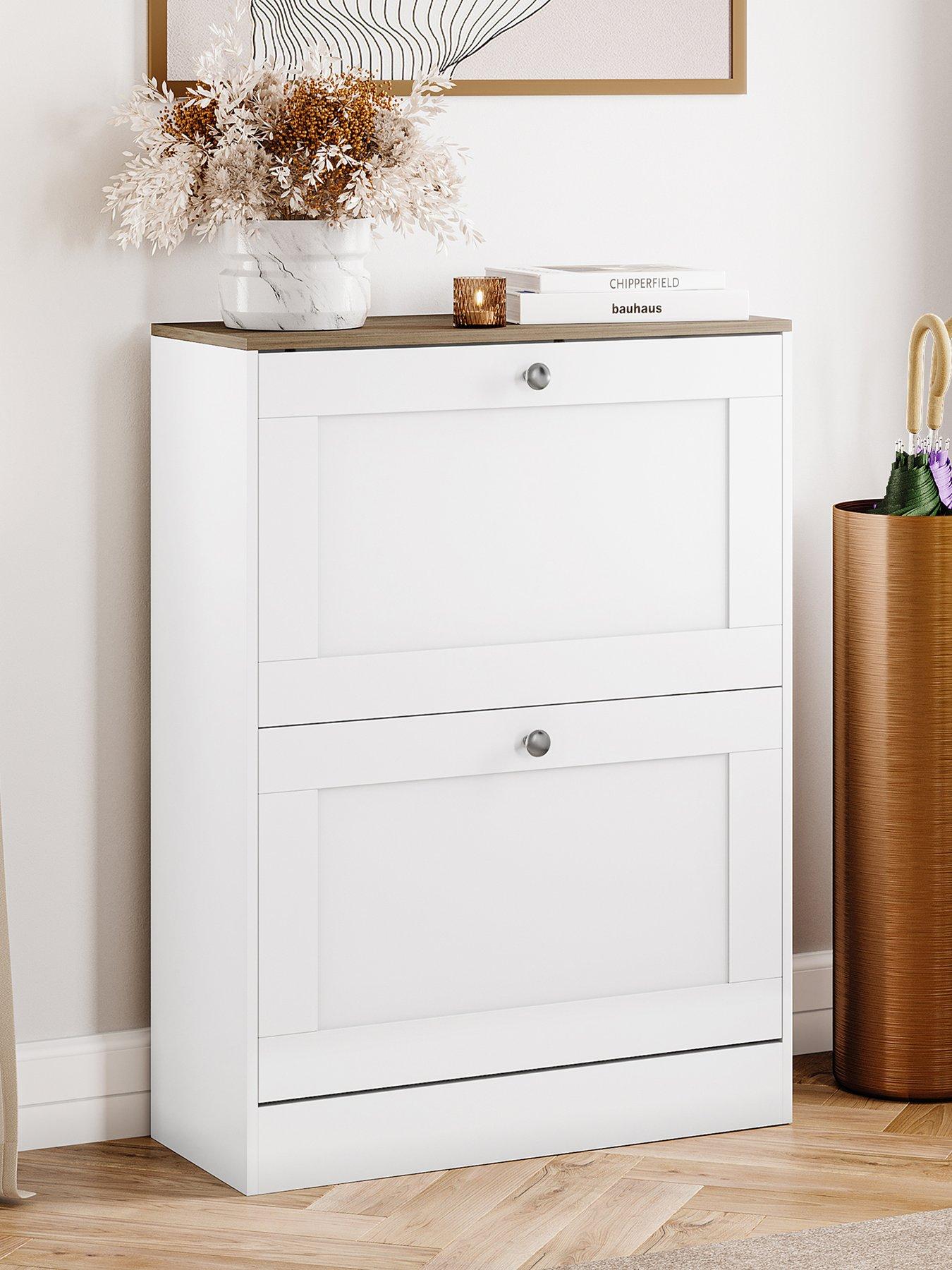 Vida Designs Altino 2 Drawer Shoe Cabinet