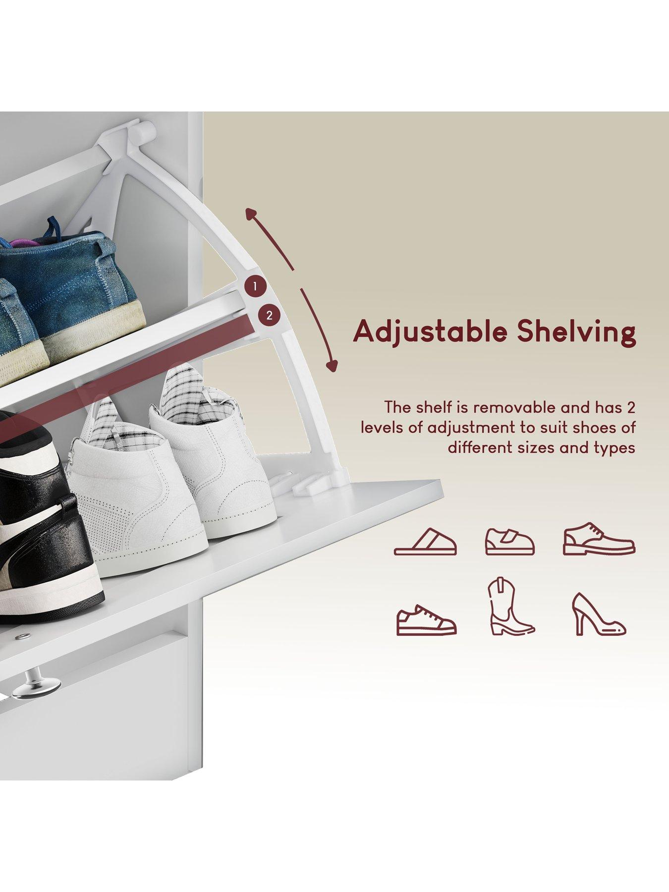 Image 5 of 7 of Vida Designs Altino 2 Drawer Shoe Cabinet