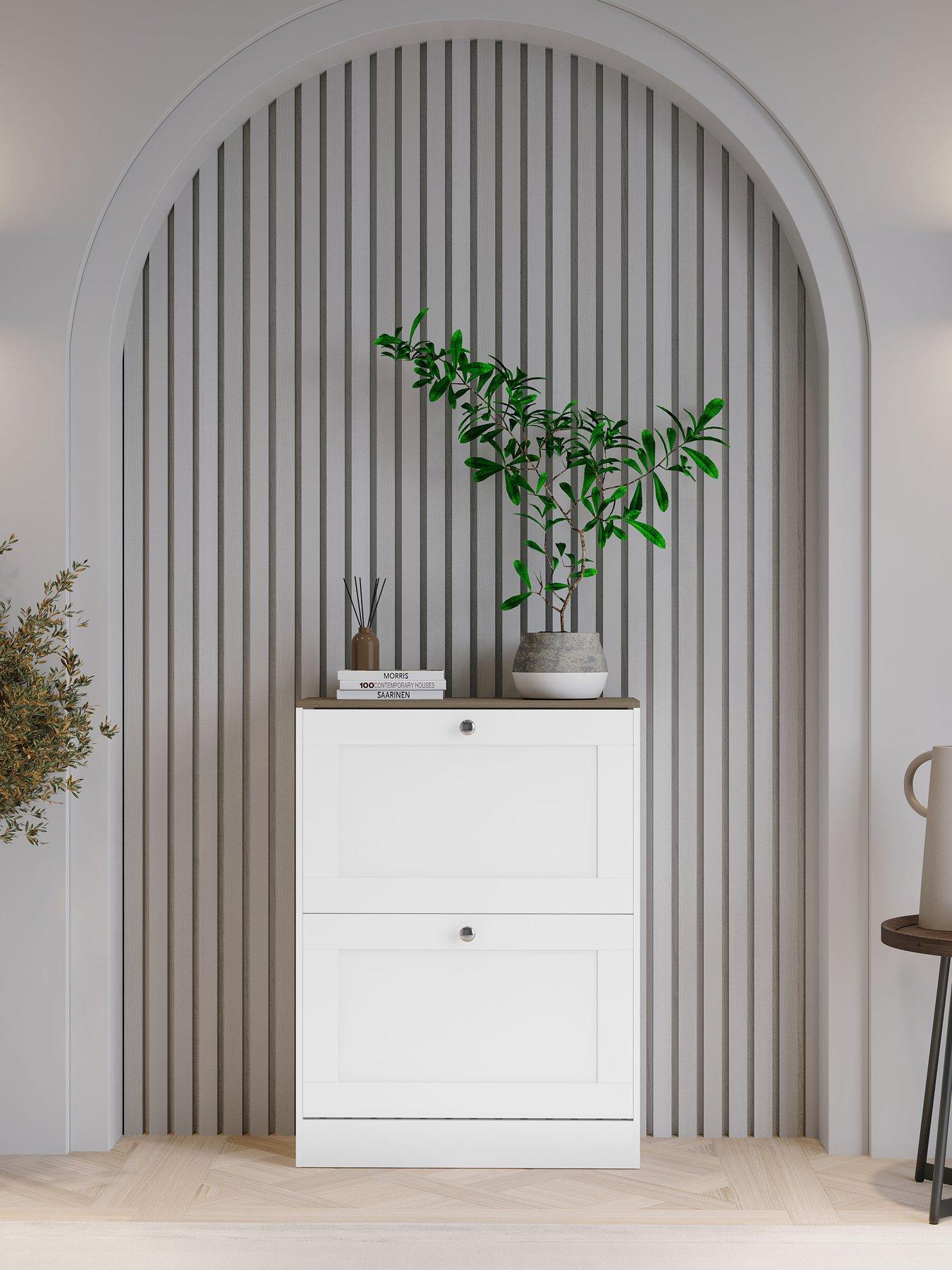 Image 7 of 7 of Vida Designs Altino 2 Drawer Shoe Cabinet