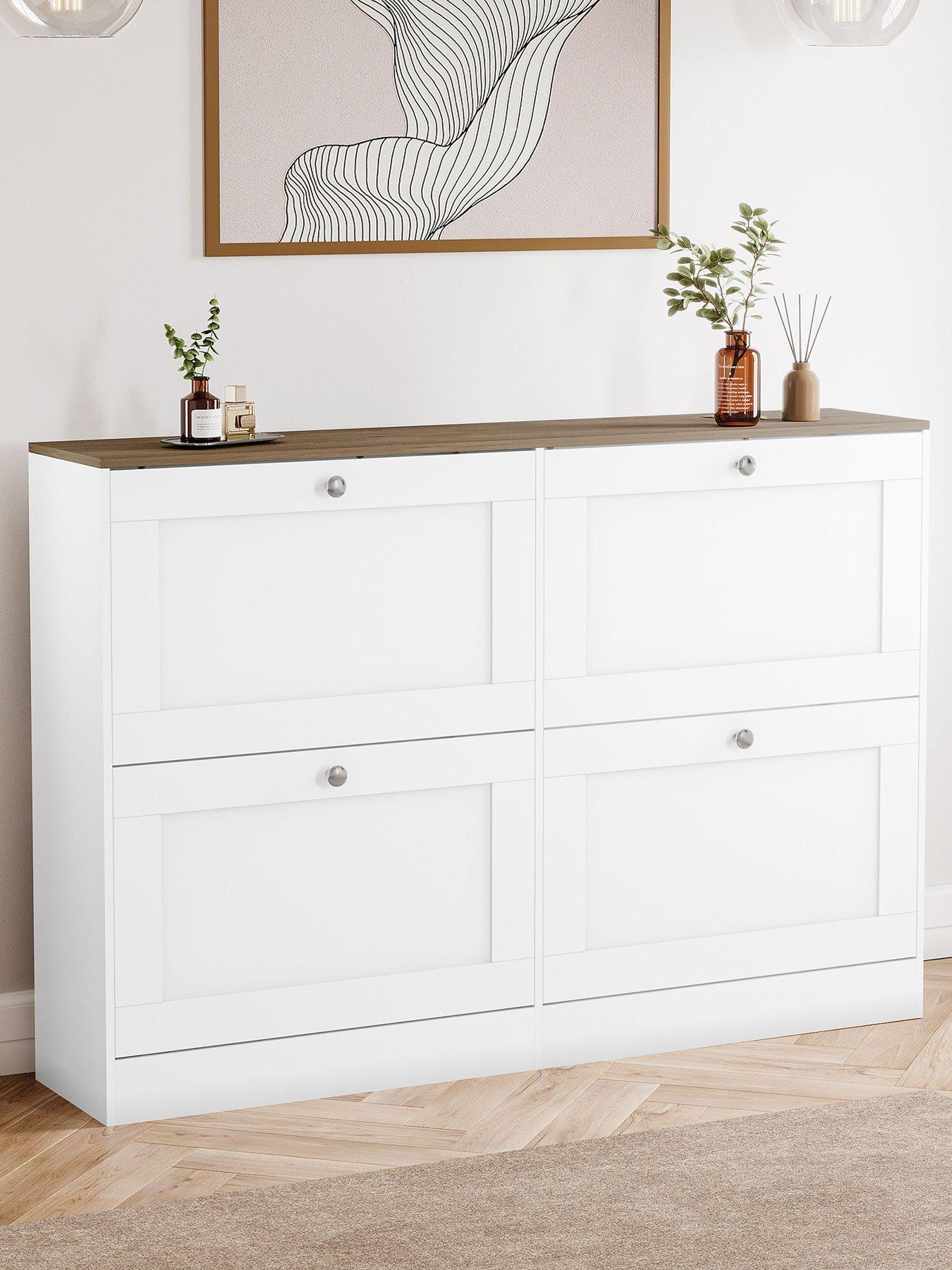 Vida Designs Altino 4 Drawer Shoe Cabinet