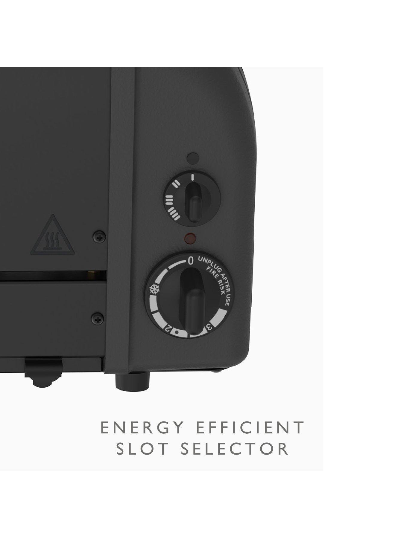 Image 6 of 7 of Dualit Classic AWS 4 Slot Toaster Stealth Black