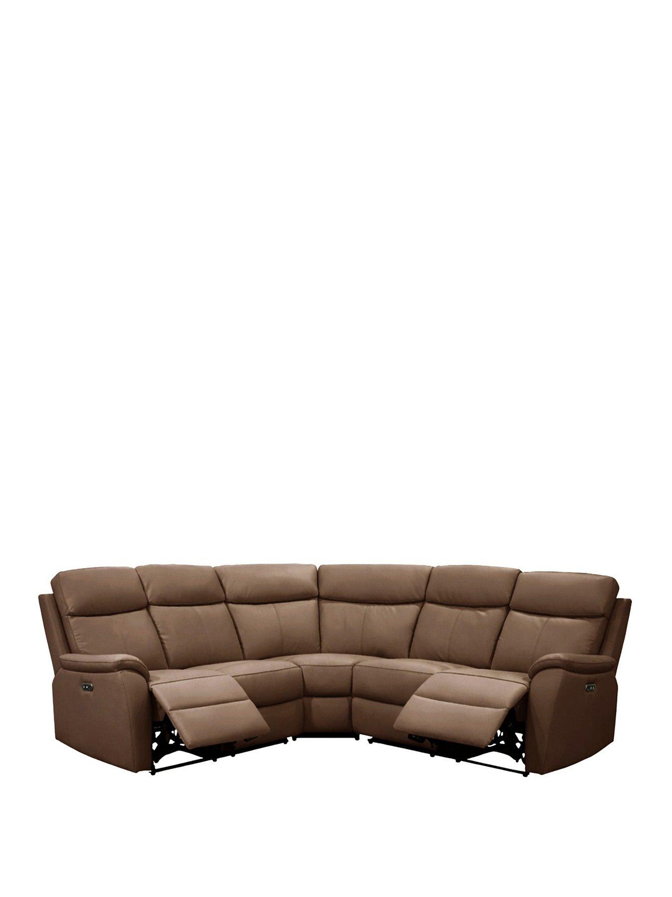 stillFront image of aspire-kingsmere-leather-corner-recliner-sofa