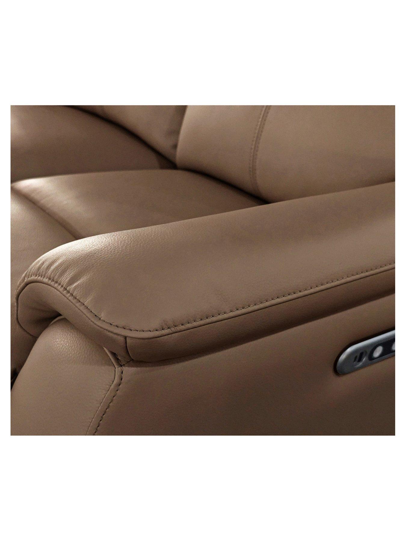  image of aspire-kingsmere-leather-corner-recliner-sofa
