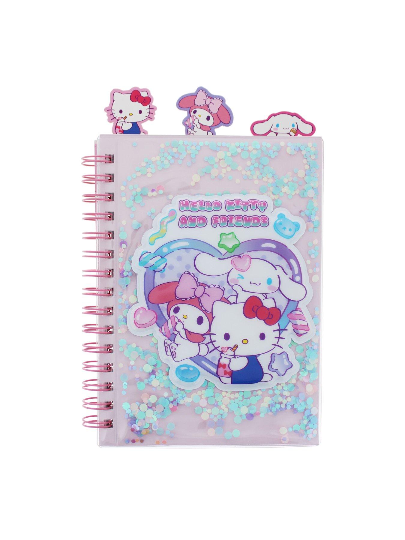 Image 2 of 3 of Hello Kitty Glitter Notebook & Pencil Case