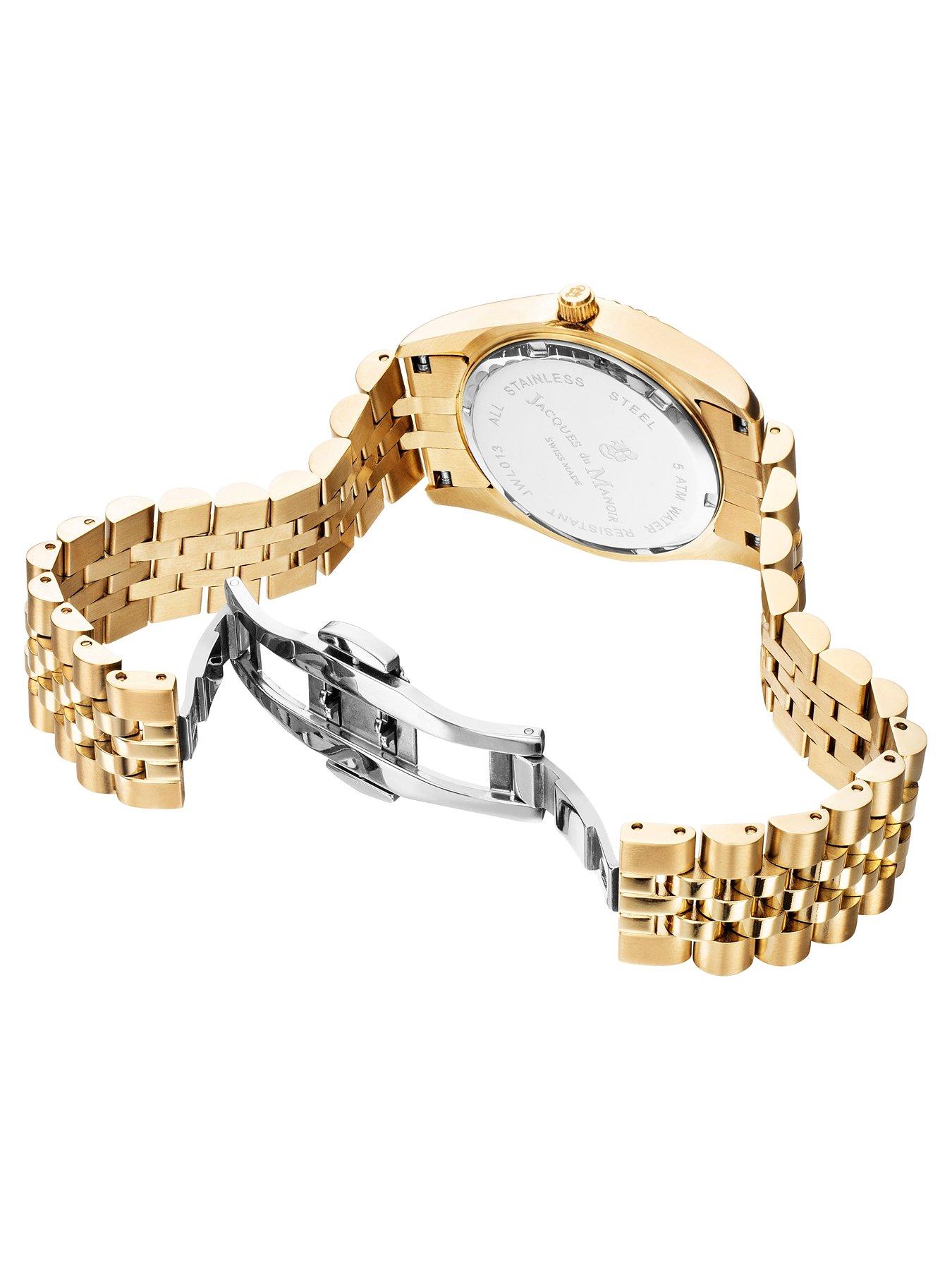 Image 2 of 3 of Jacques Du Manoir Inspiration 31mm Gold Watch