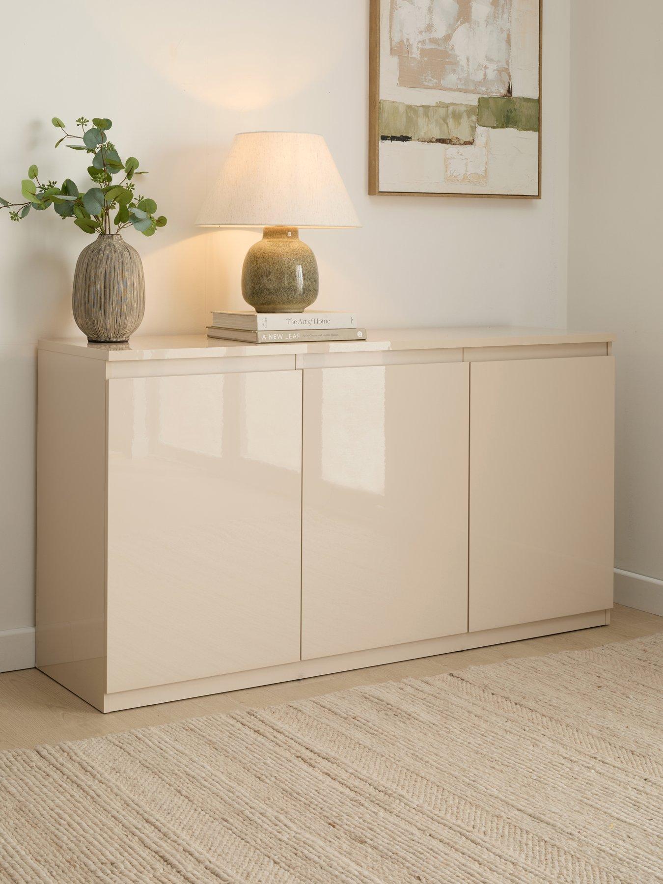 Image 1 of 7 of The Very Collection Layton Gloss Large Sideboard