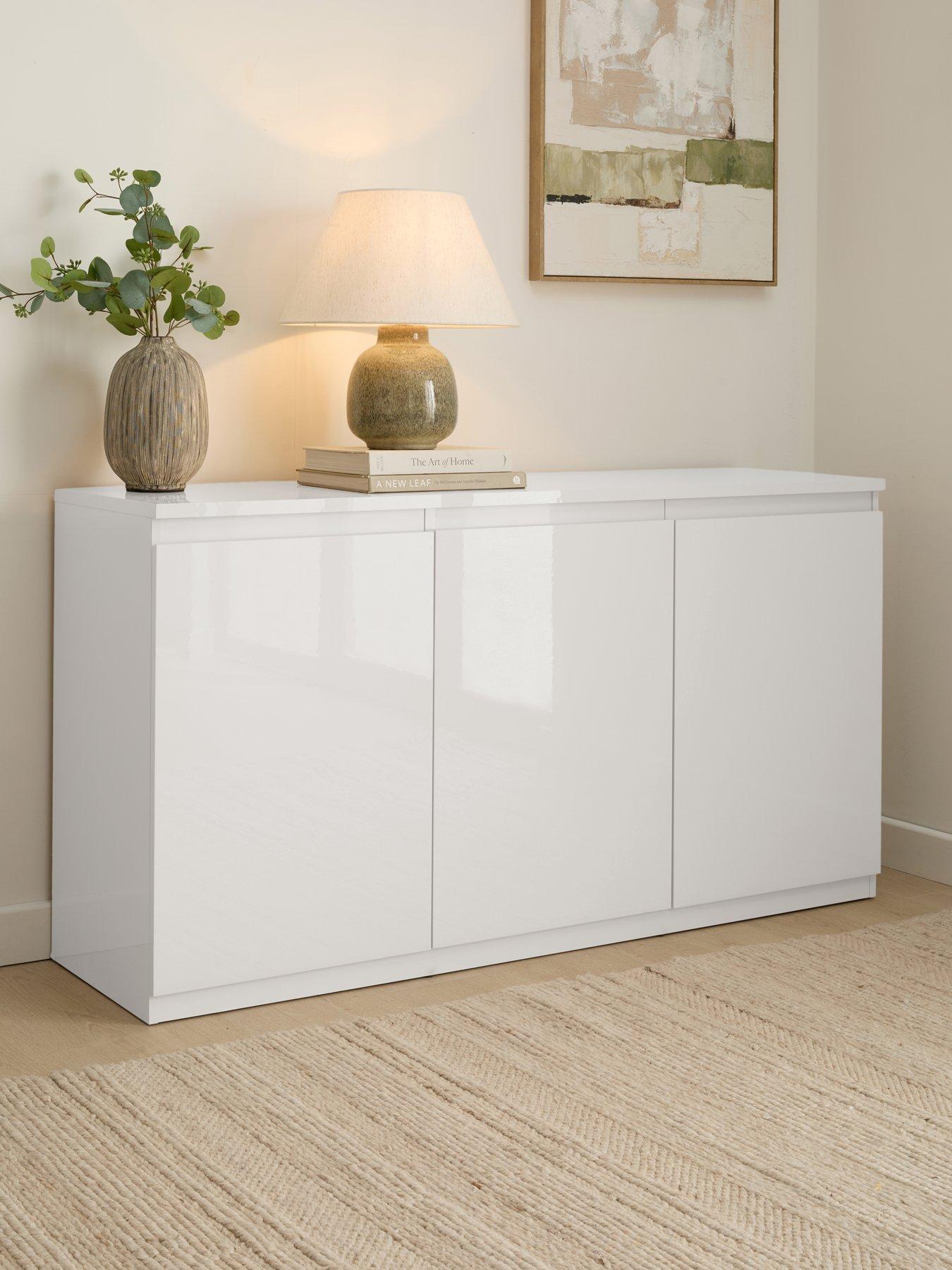Image 1 of 7 of The Very Collection Layton Gloss Large Sideboard