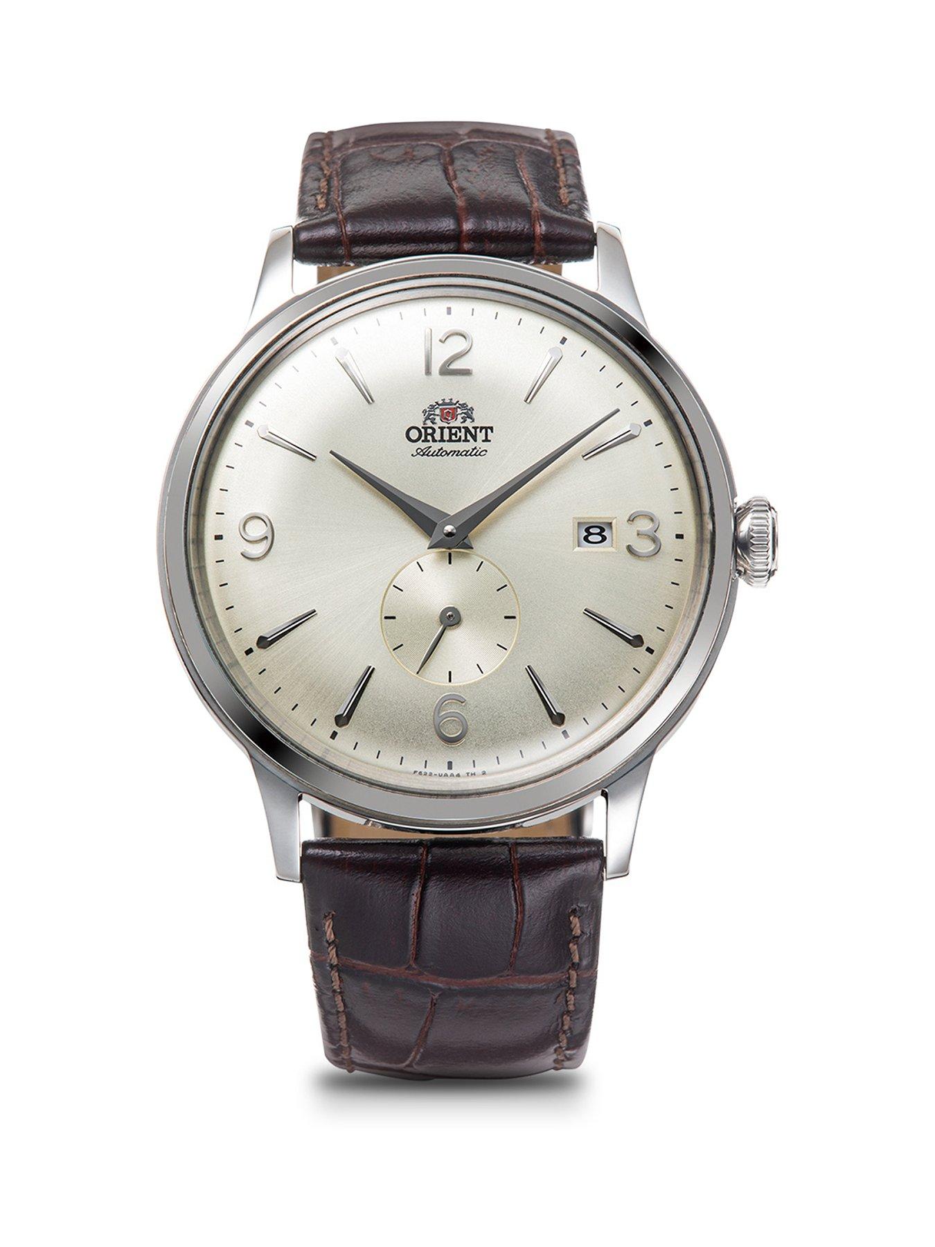 orient-bambino-small-seconds-cream-dial-brown-leather-strap
