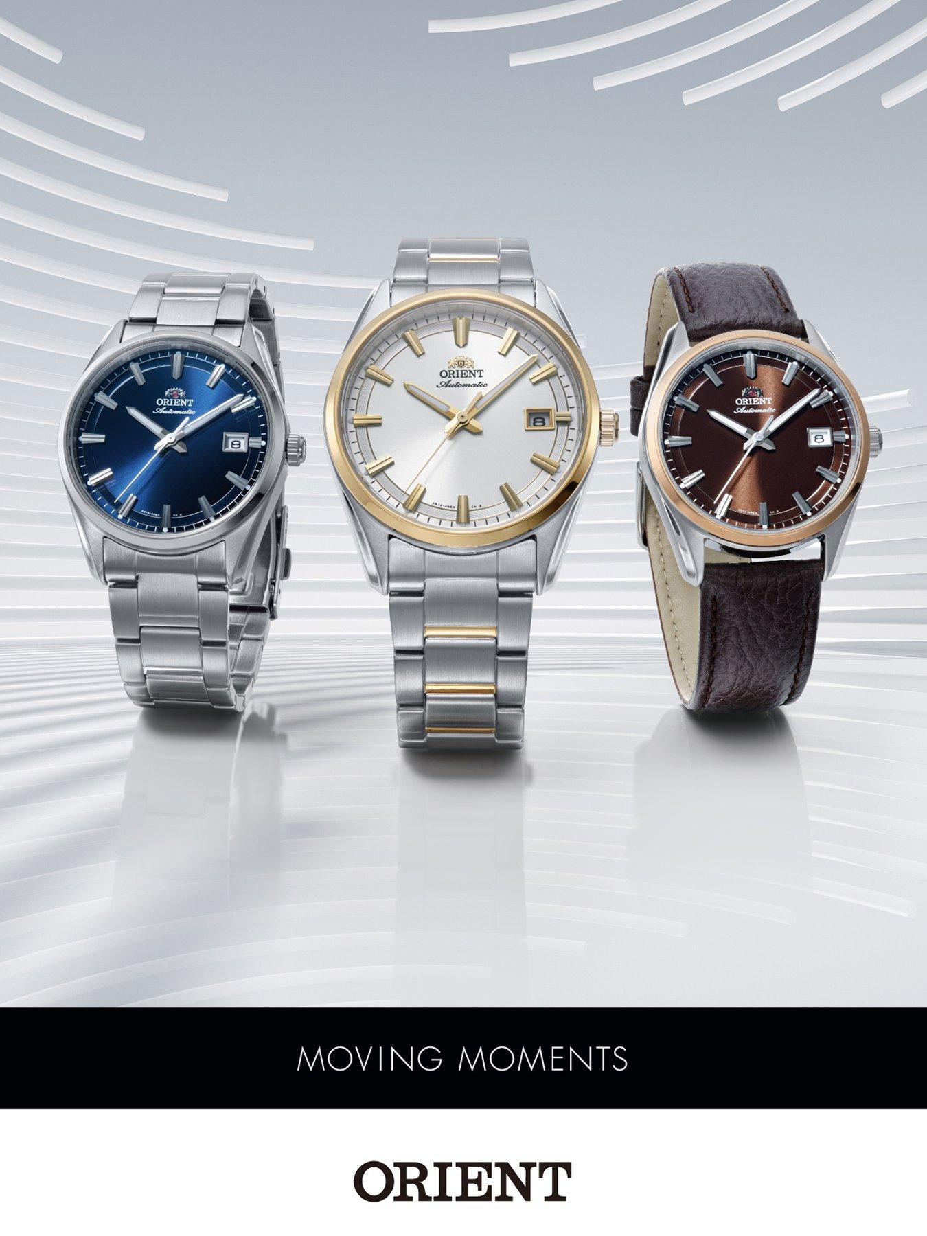  image of orient-stretto-date-two-tone-brown-dial-brown-leather-strap
