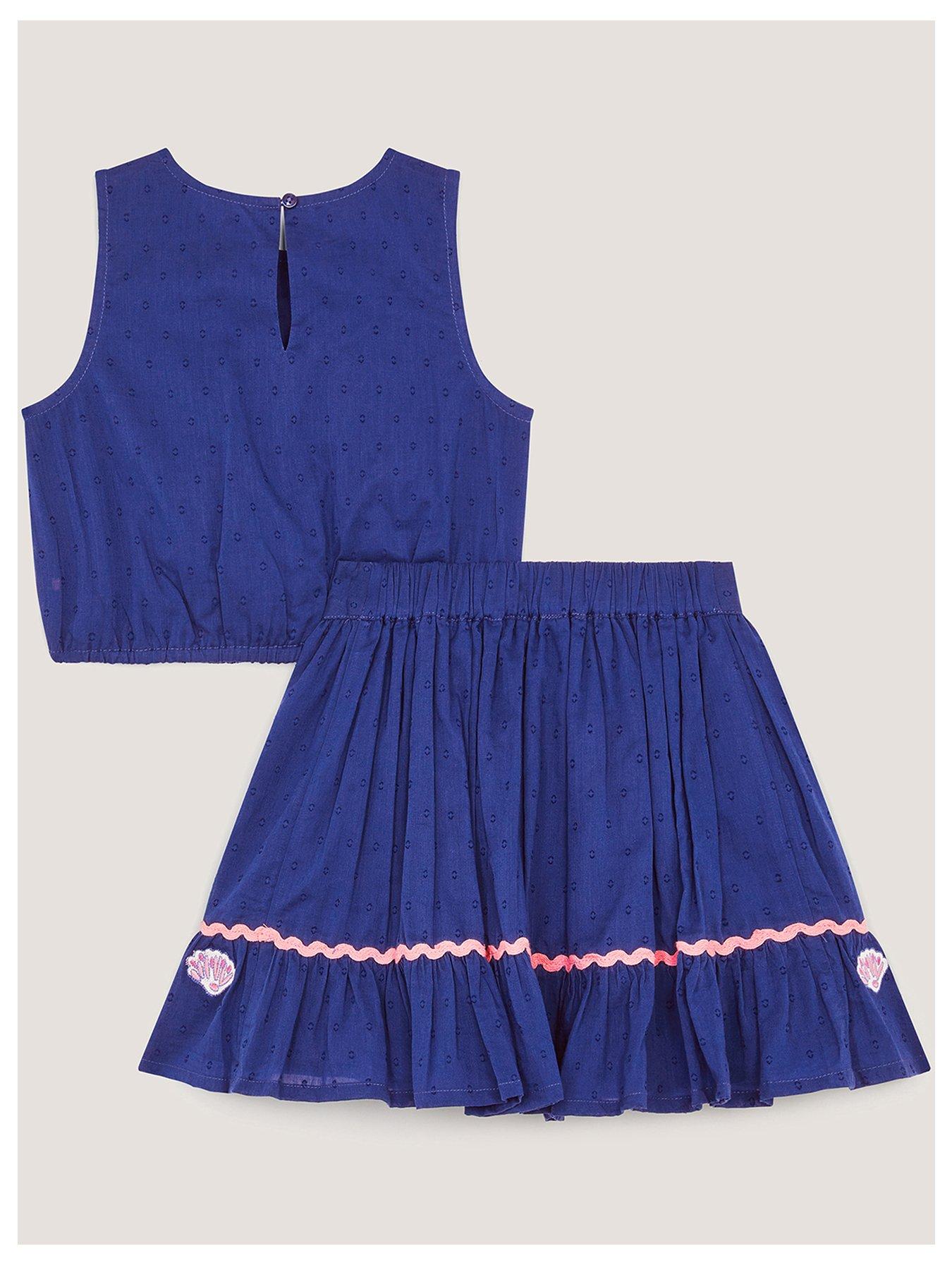  image of monsoon-girls-dobby-coastal-set-blue