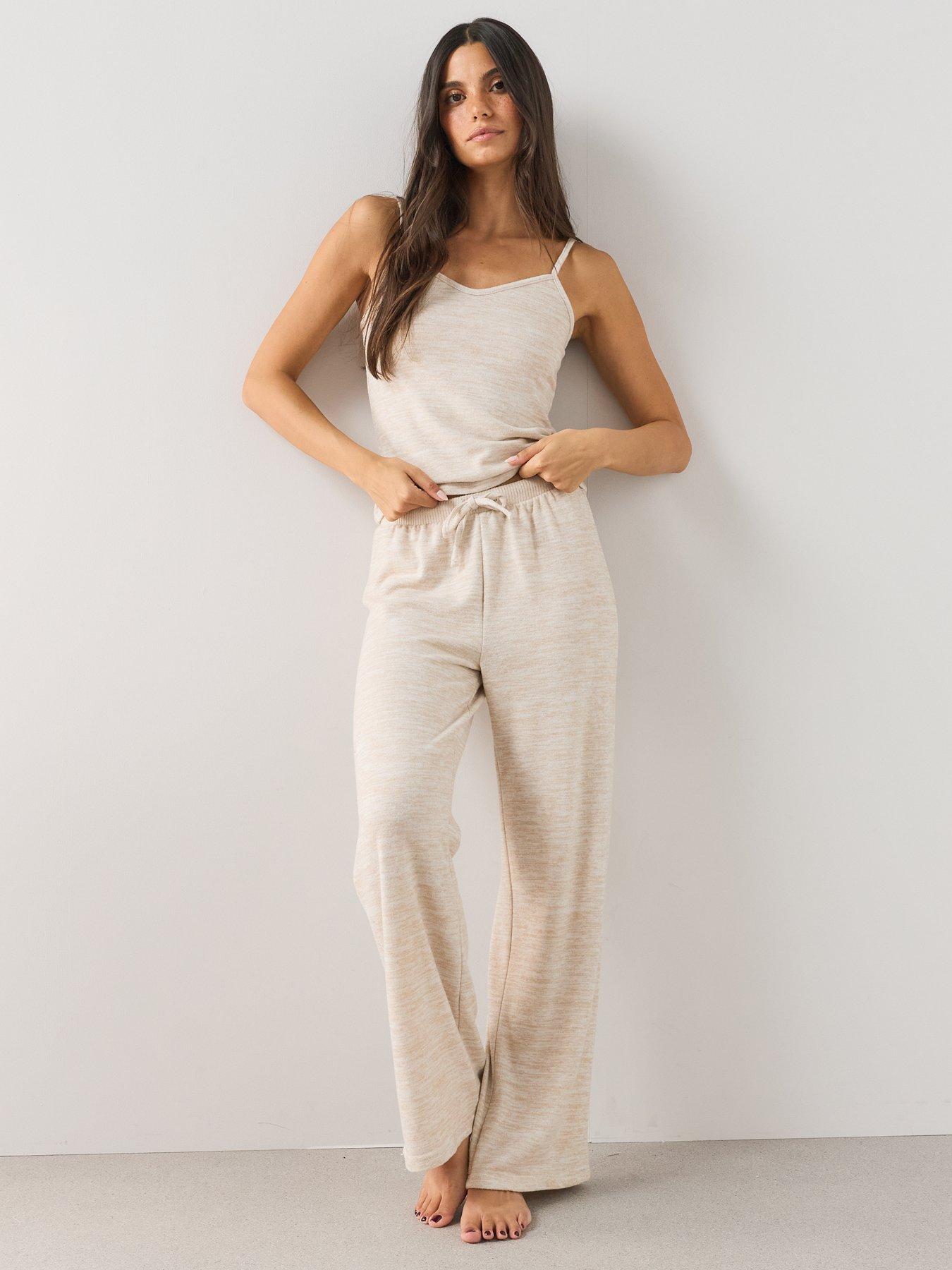 Image 5 of 7 of The Very Collection Knit Loungewear Set - Beige