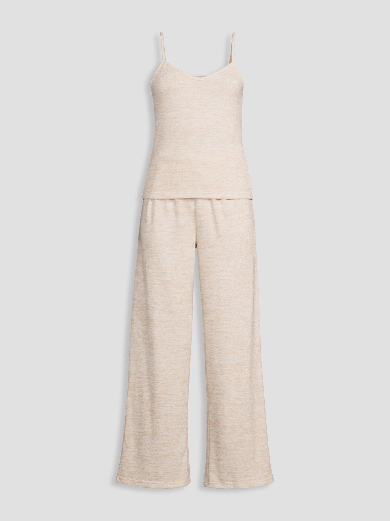 Image 7 of 7 of The Very Collection Knit Loungewear Set - Beige