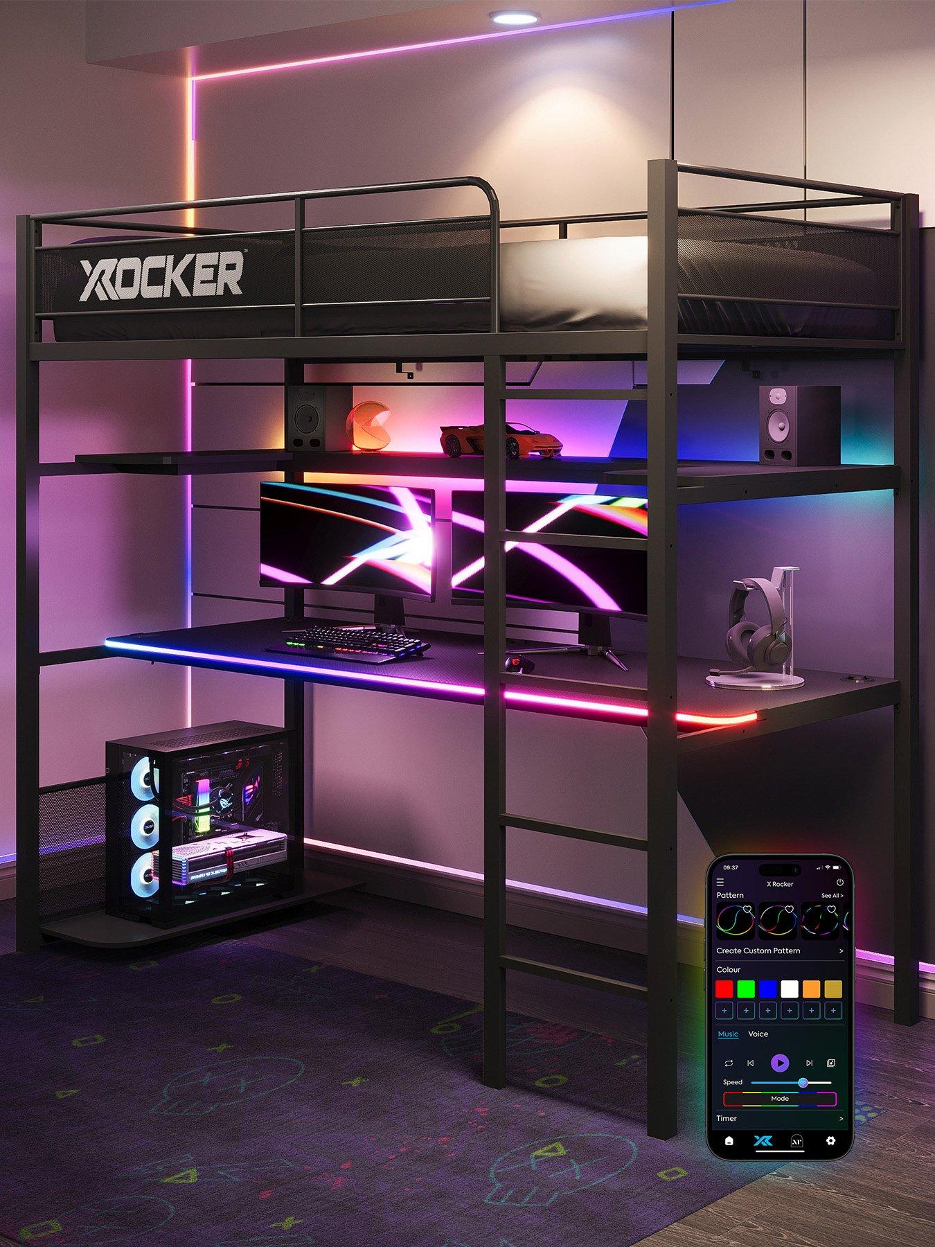 x-rocker-battlebunk-rgb-sync-gaming-single-high-sleeper