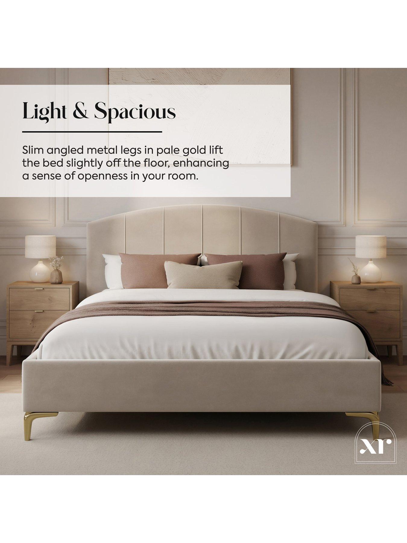Image 4 of 7 of XR Living Avery Shadow Ottoman Bed- Natural Stone&nbsp;