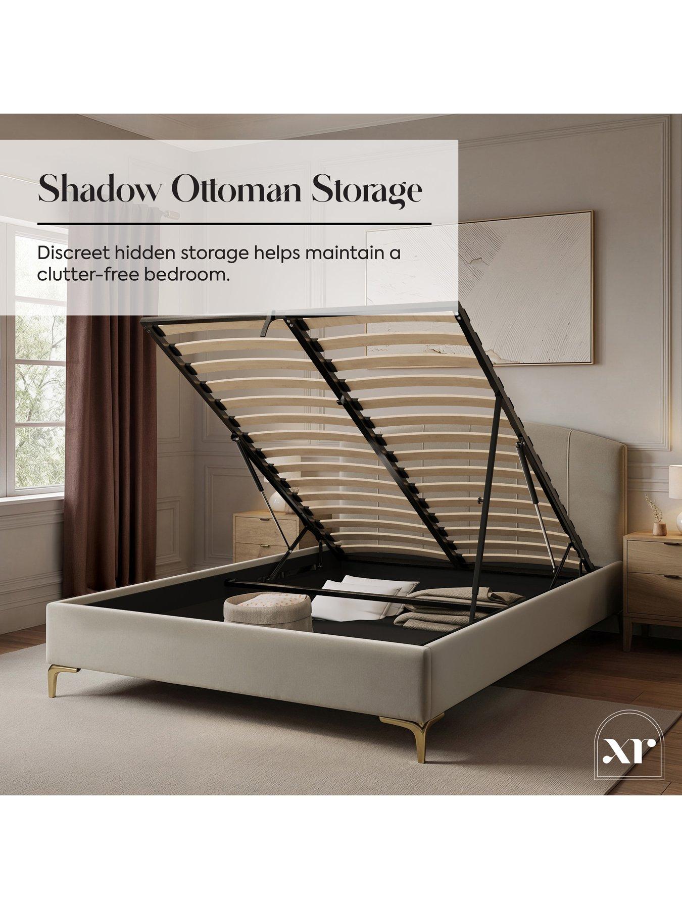 Image 5 of 7 of XR Living Avery Shadow Ottoman Bed- Natural Stone&nbsp;