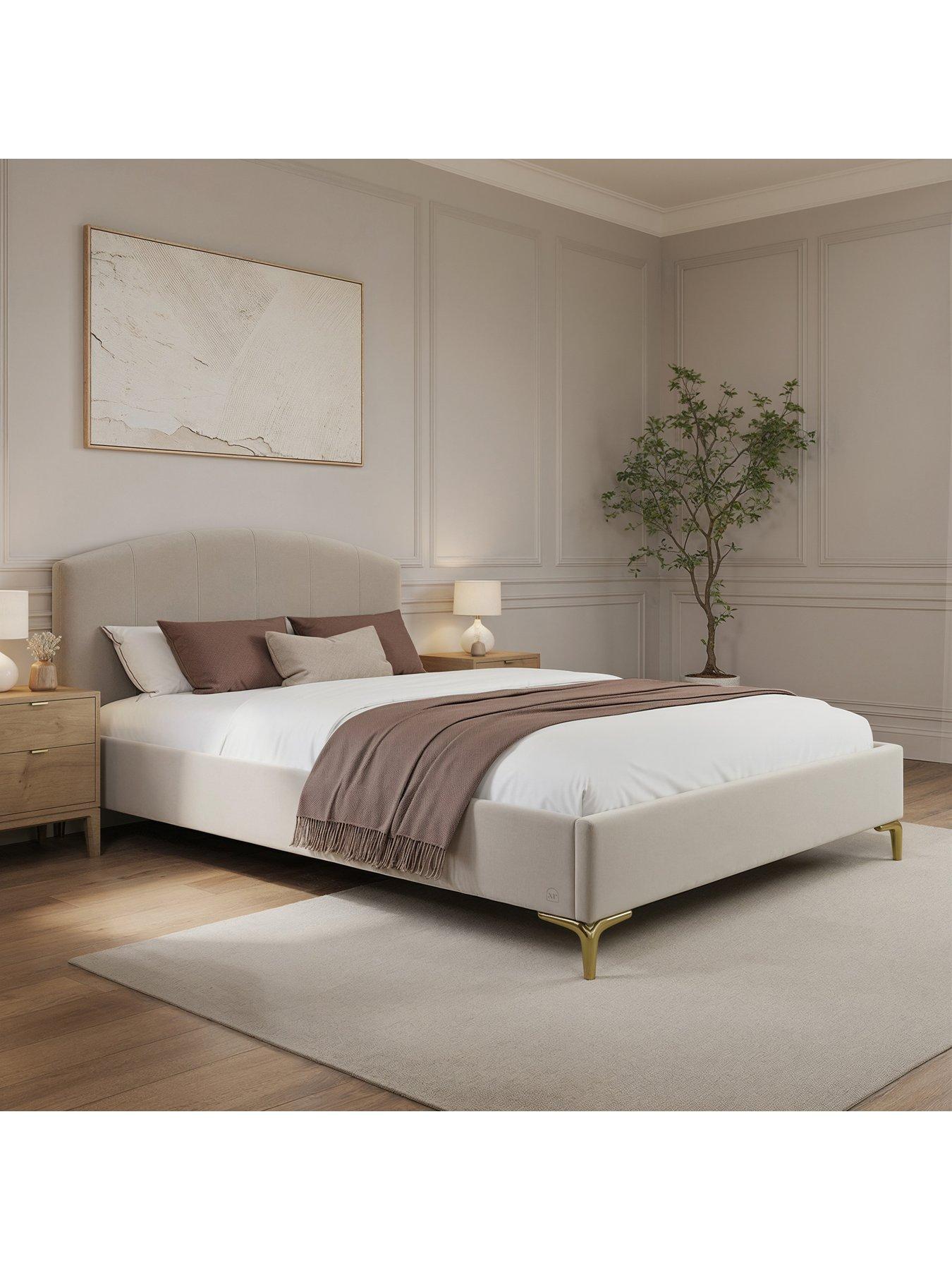 Image 6 of 7 of XR Living Avery Shadow Ottoman Bed- Natural Stone&nbsp;